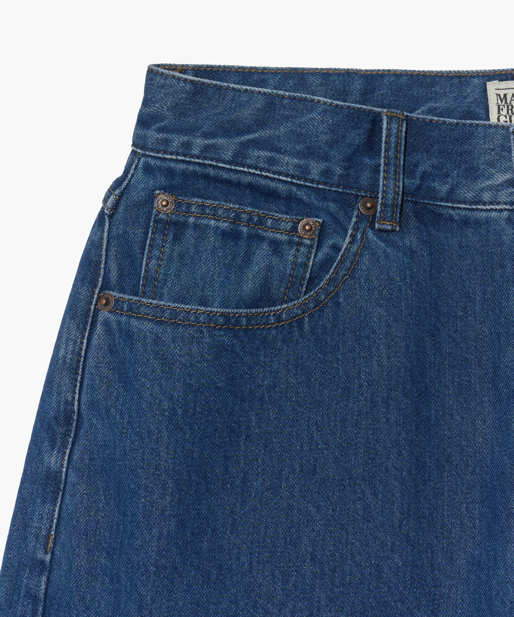 Marithe & Francois Girbaud - Bermuda Denim Pants (Blue) product image 13 | TRAB K-Fashion Australia