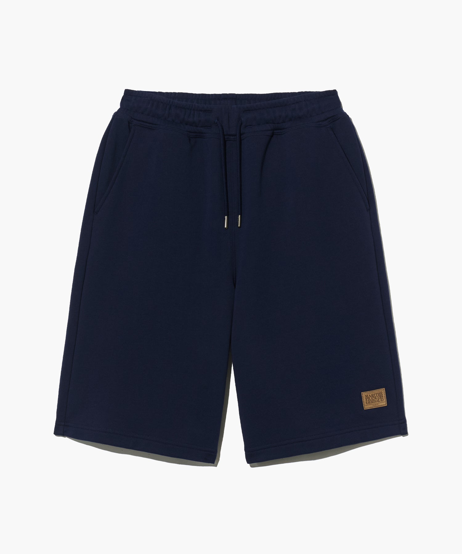 Marithe & Francois Girbaud - Classic Logo Leather Patch Sweat Shorts (Navy) product image 8 | TRAB K-Fashion Australia