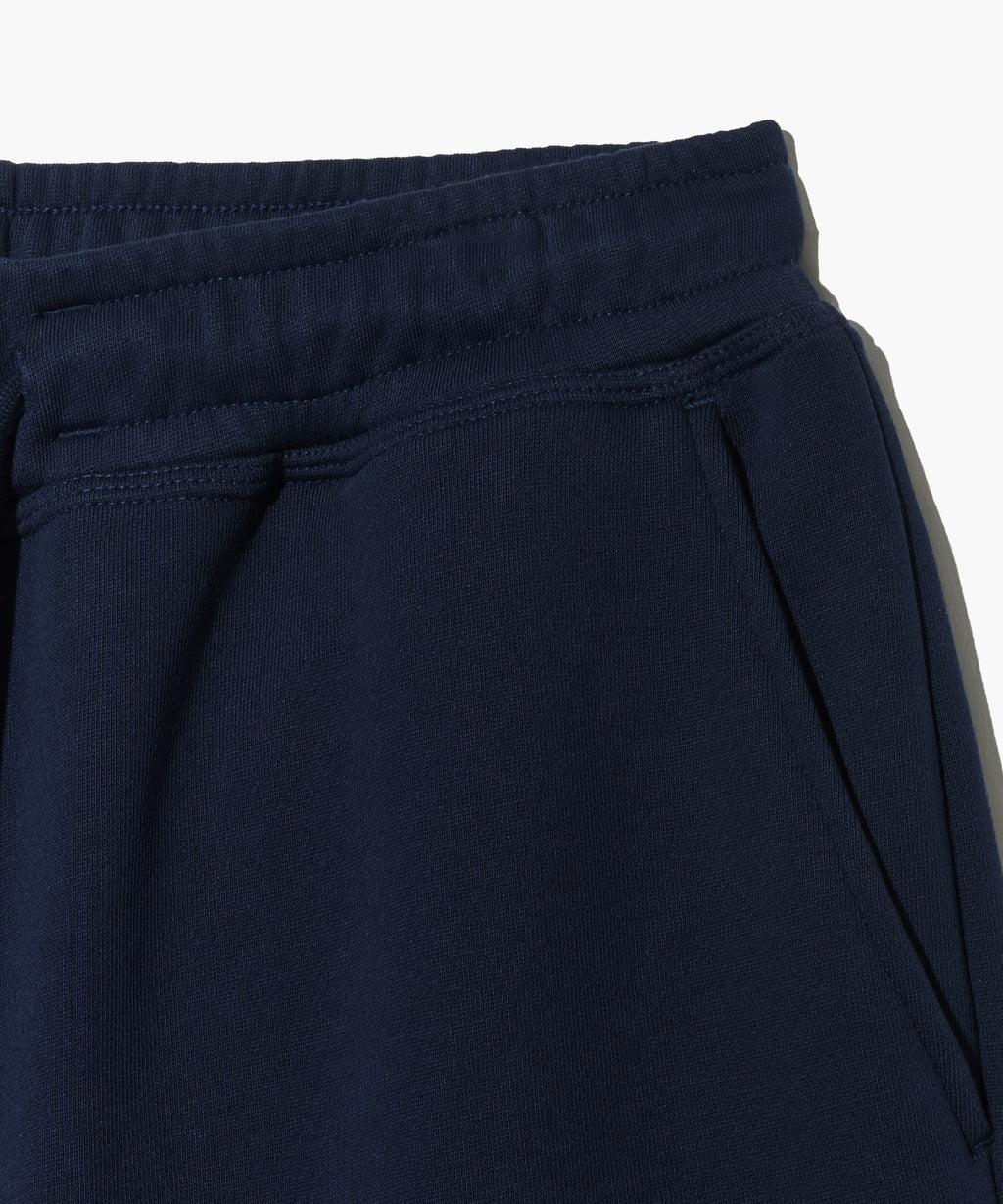 Marithe & Francois Girbaud - Classic Logo Leather Patch Sweat Shorts (Navy) product image 11 | TRAB K-Fashion Australia