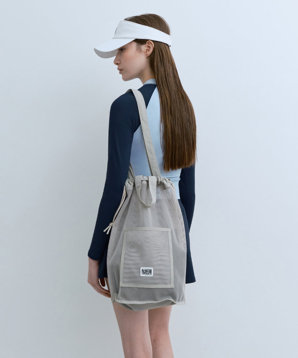 Marithe & Francois Girbaud - Mouvement Mesh 2way Bag (Gray) product image 8 | TRAB K-Fashion Australia