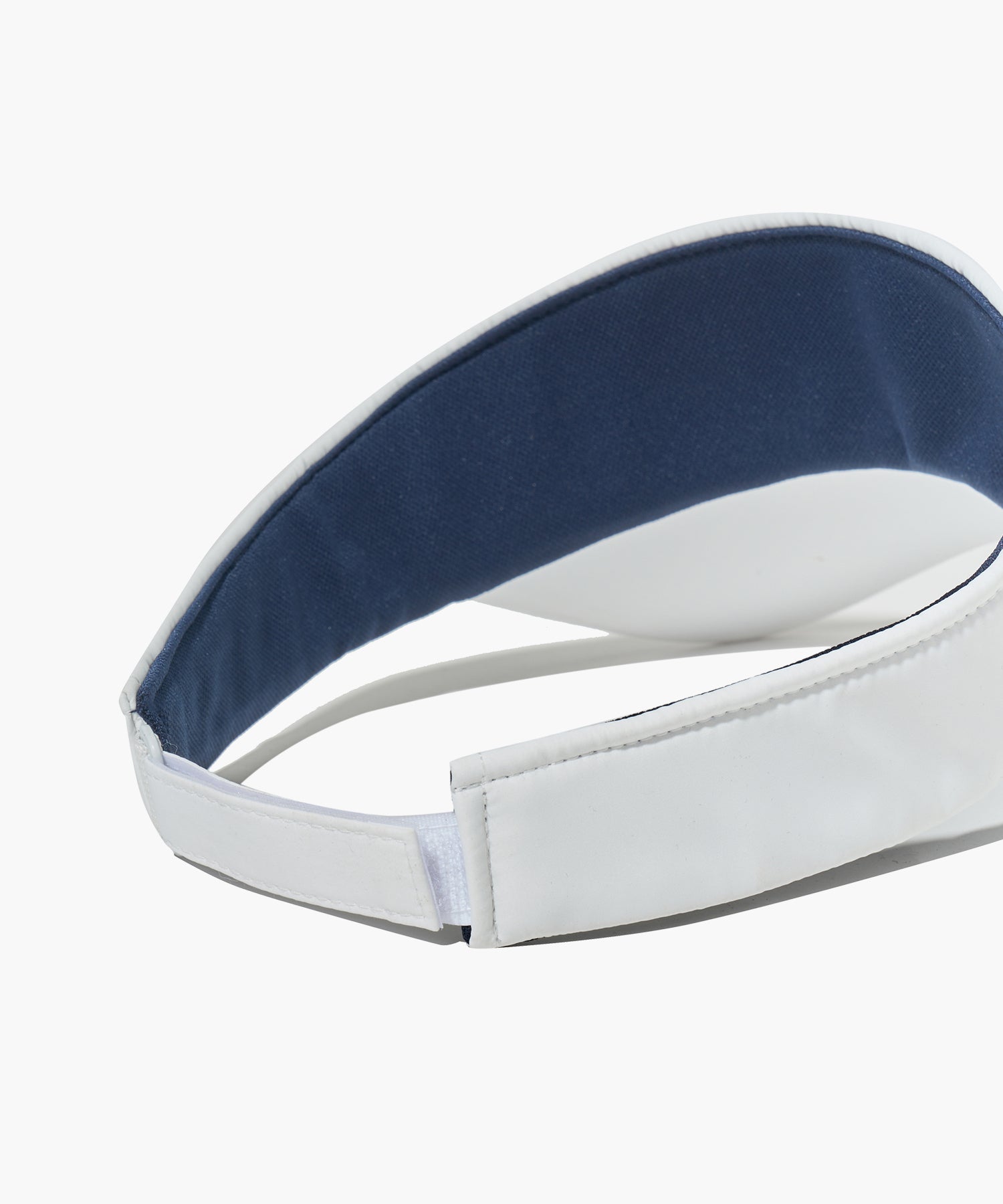 Marithe & Francois Girbaud - Mouvement Classic Logo Sun Visor (White) product image 5 | TRAB K-Fashion Australia