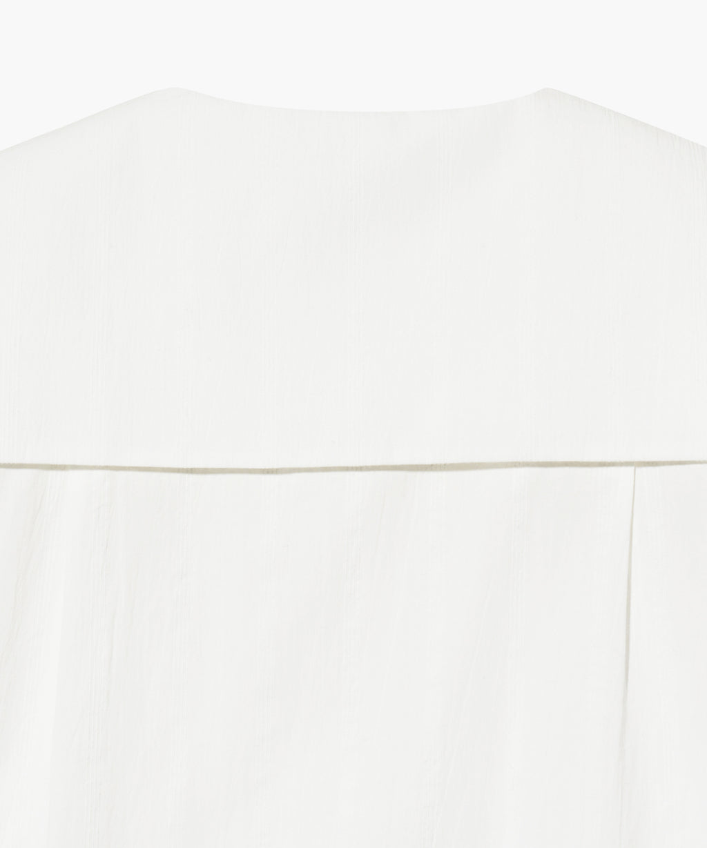 Marithe & Francois Girbaud - Marine Half Sleeve Shirt (White) product image 4 | TRAB K-Fashion Australia