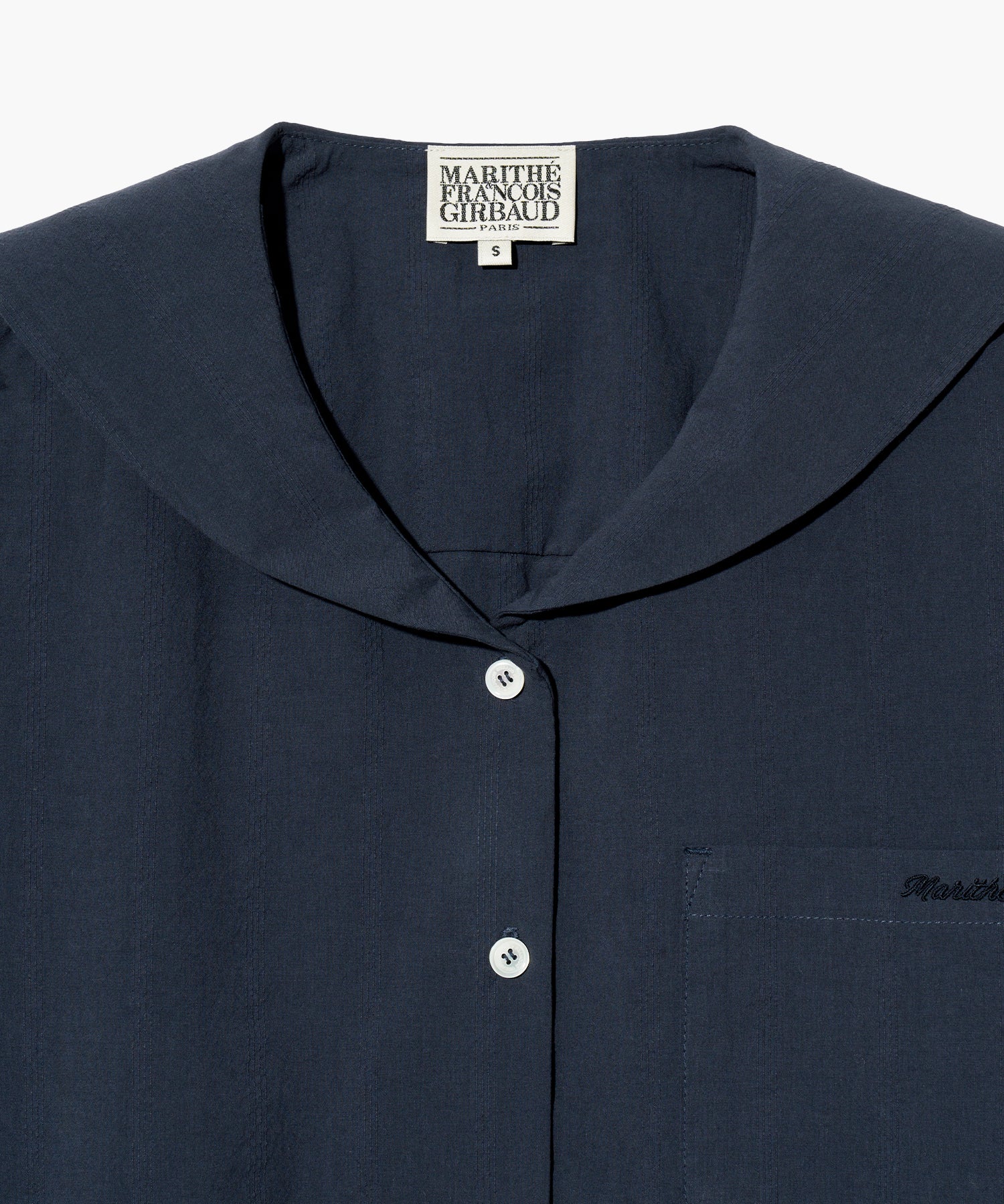 Marithe & Francois Girbaud - Marine Half Sleeve Shirt (Navy) product image 3 | TRAB K-Fashion Australia