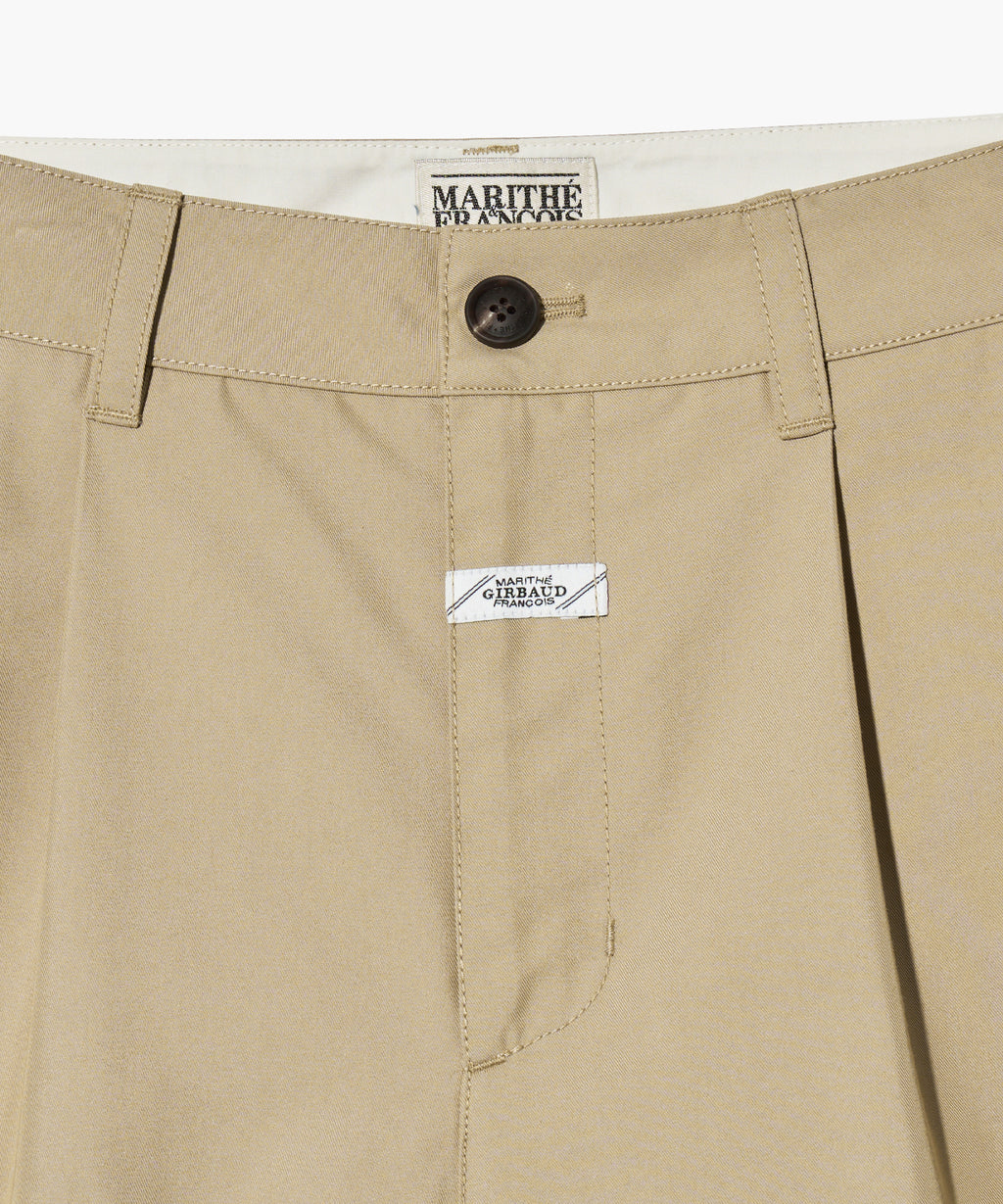 Marithe & Francois Girbaud - Half Cotton Pants (Beige) product image 3 | TRAB K-Fashion Australia