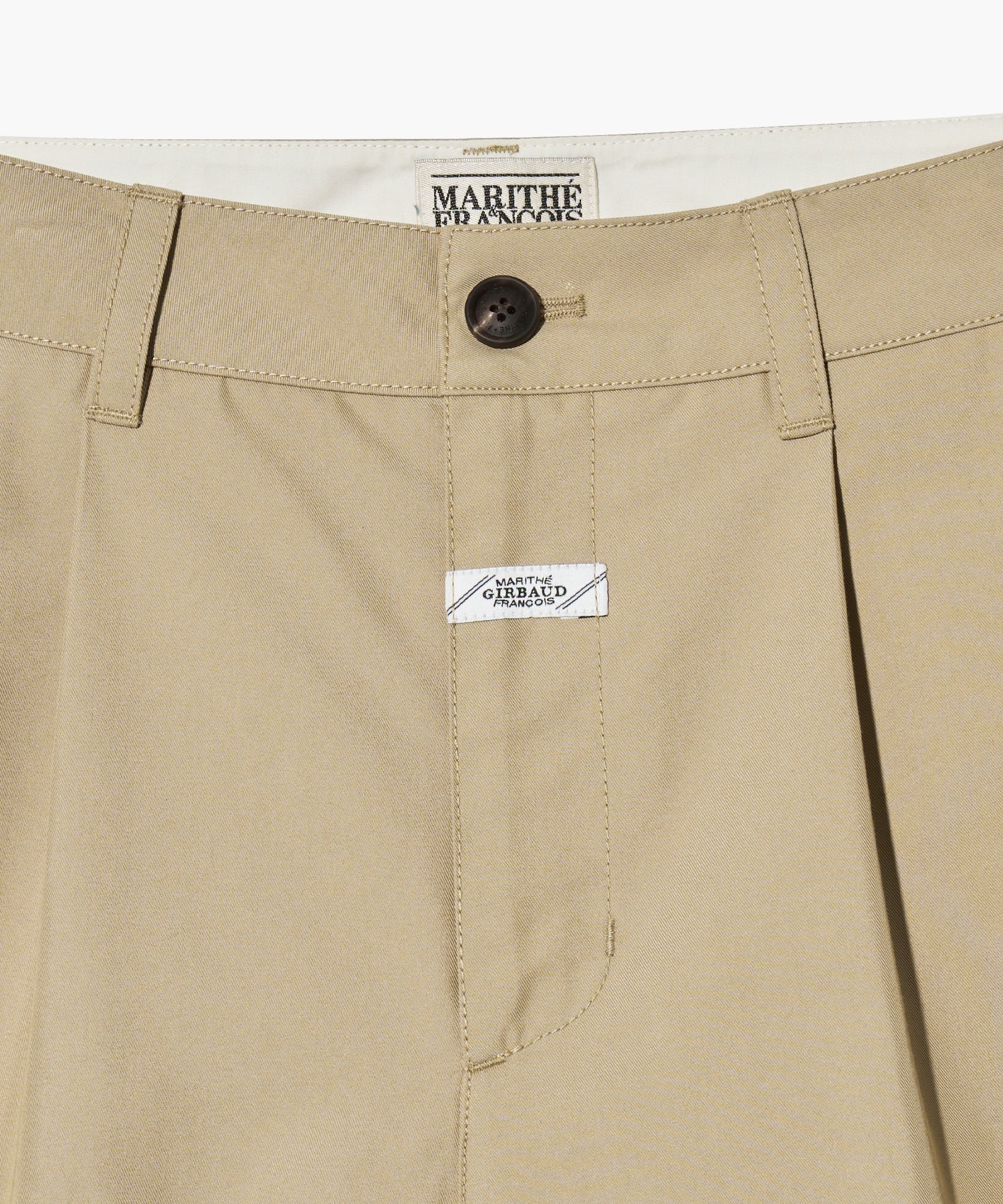 Marithe & Francois Girbaud - Half Cotton Pants (Beige) product image 3 | TRAB K-Fashion Australia