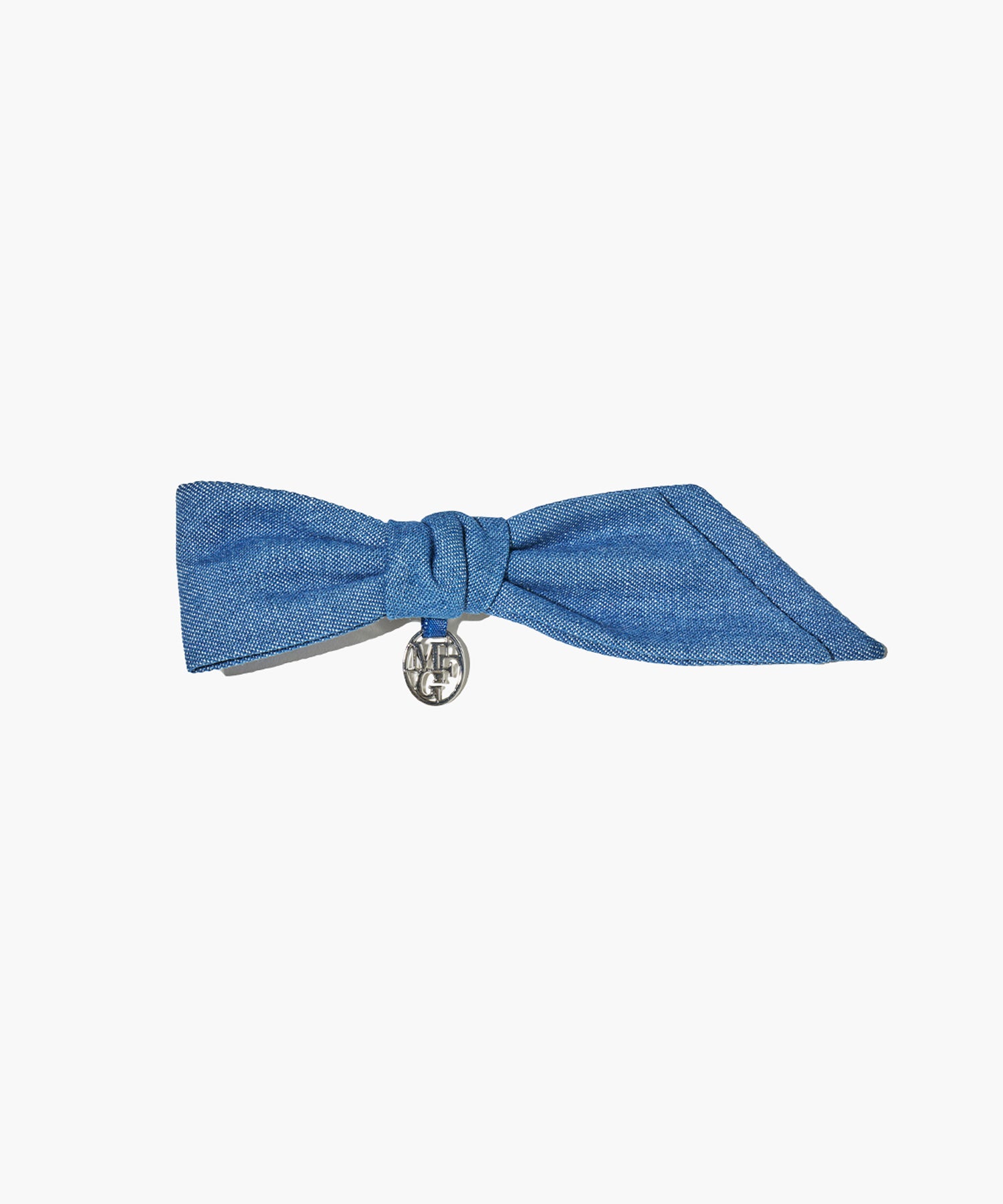 Marithe & Francois Girbaud - Circle Logo Big Ribbon Hair Pin (Blue) product image 1 | TRAB K-Fashion Australia
