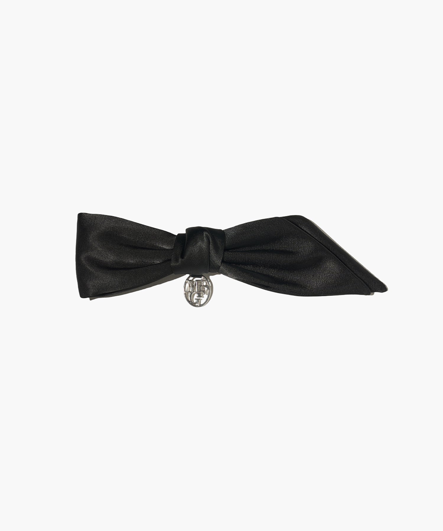 Marithe & Francois Girbaud - Circle Logo Big Ribbon Hair Pin (Black) product image 1 | TRAB K-Fashion Australia