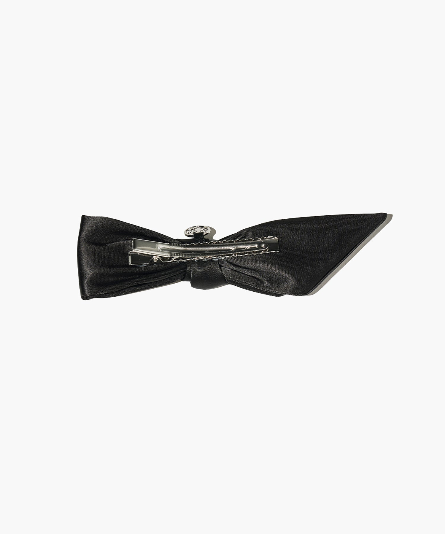 Marithe & Francois Girbaud - Circle Logo Big Ribbon Hair Pin (Black) product image 2 | TRAB K-Fashion Australia