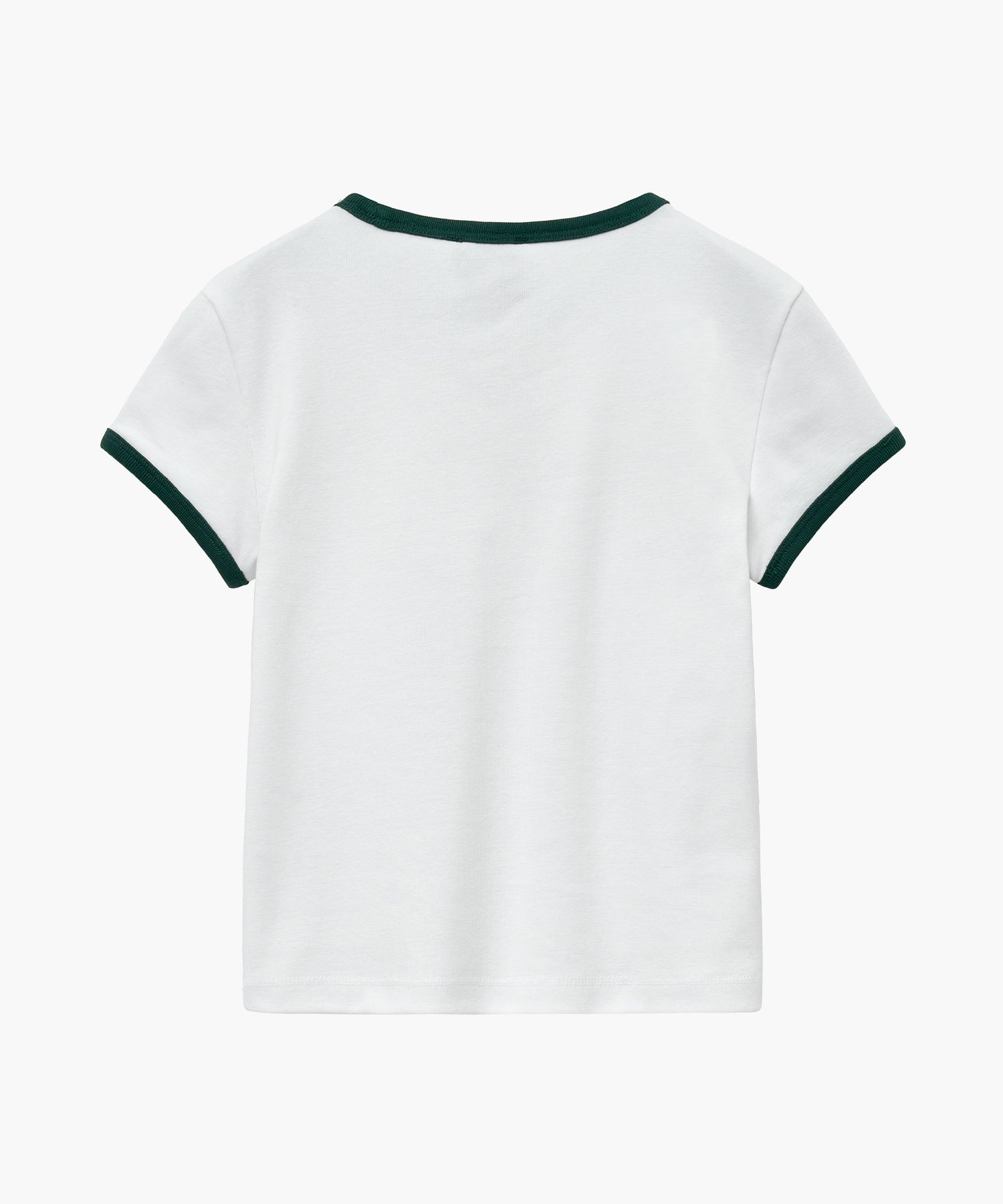 Marithe & Francois Girbaud - Mouvement W Classic Logo Slim Ringer Tee (White) product image 6 | TRAB K-Fashion Australia