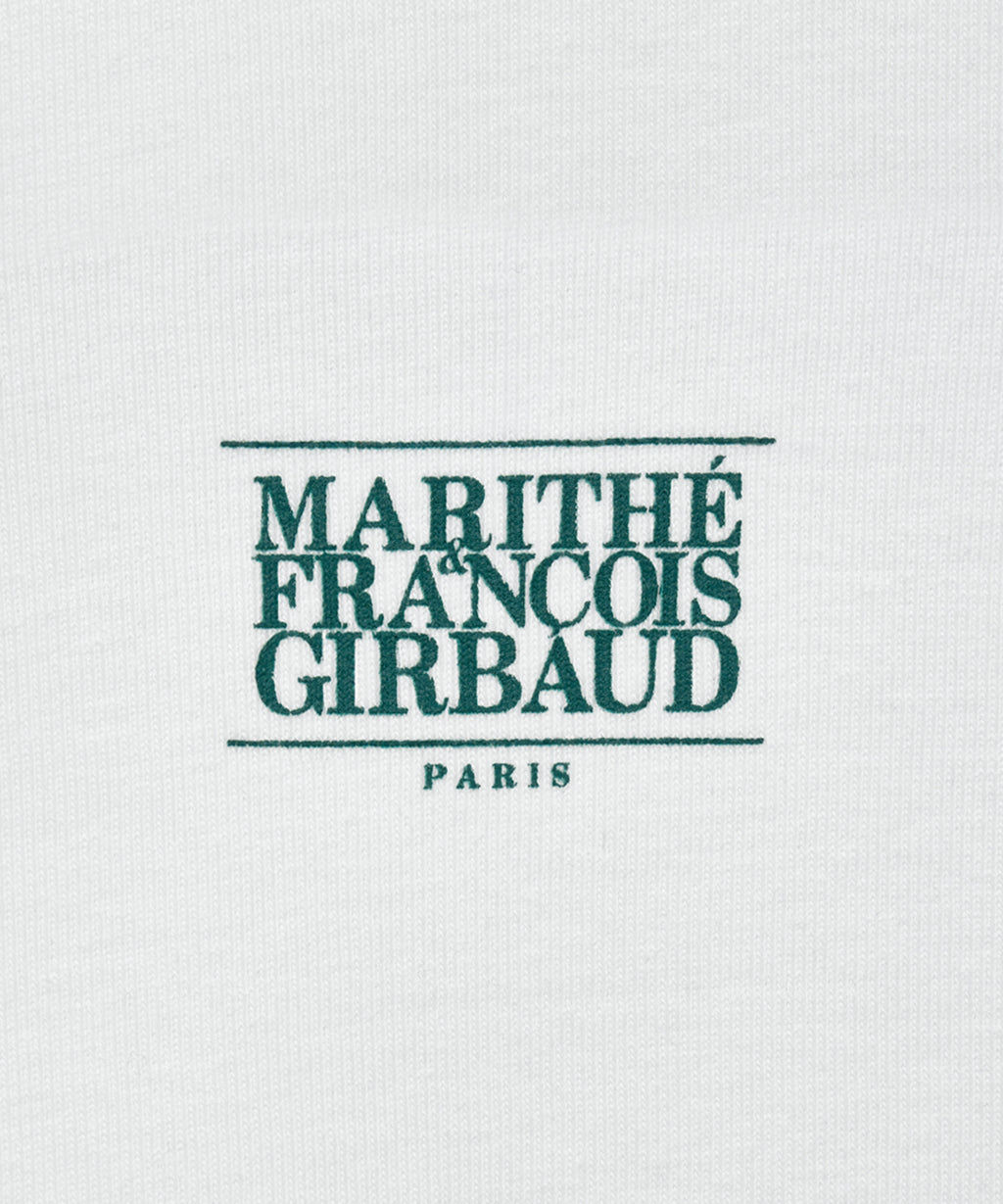 Marithe & Francois Girbaud - Mouvement W Classic Logo Slim Ringer Tee (White) product image 9 | TRAB K-Fashion Australia