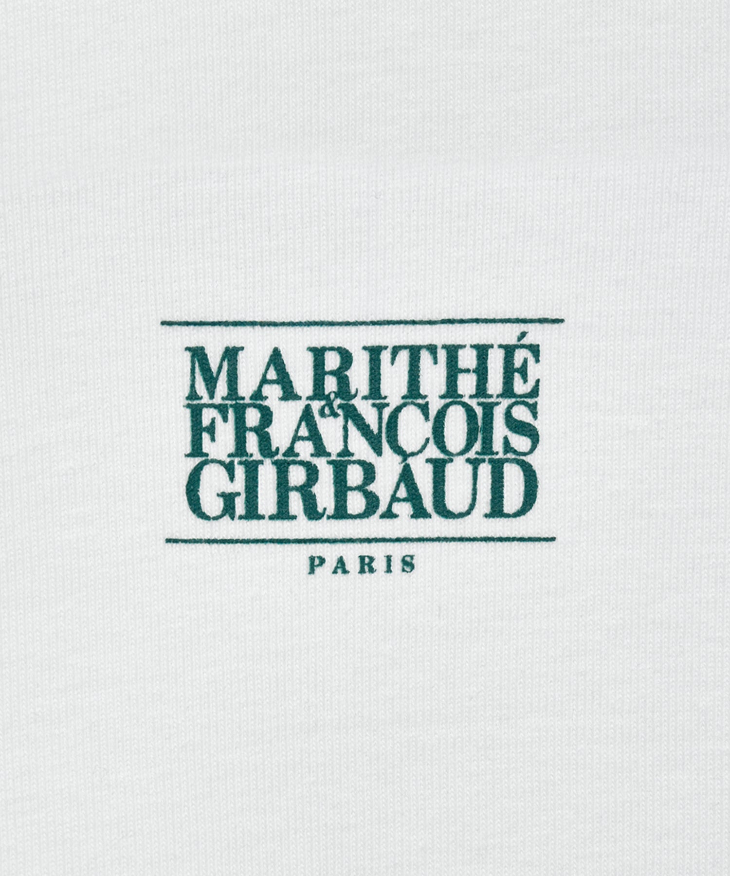 Marithe & Francois Girbaud - Mouvement W Classic Logo Slim Ringer Tee (White) product image 9 | TRAB K-Fashion Australia