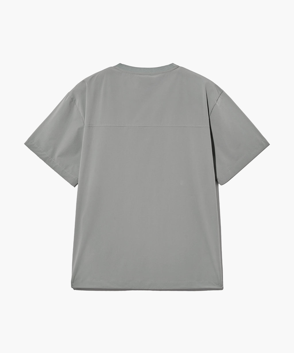 Marithe & Francois Girbaud - Mouvement Woven Semi-oversized Tee (Charcoal) product image 2 | TRAB K-Fashion Australia