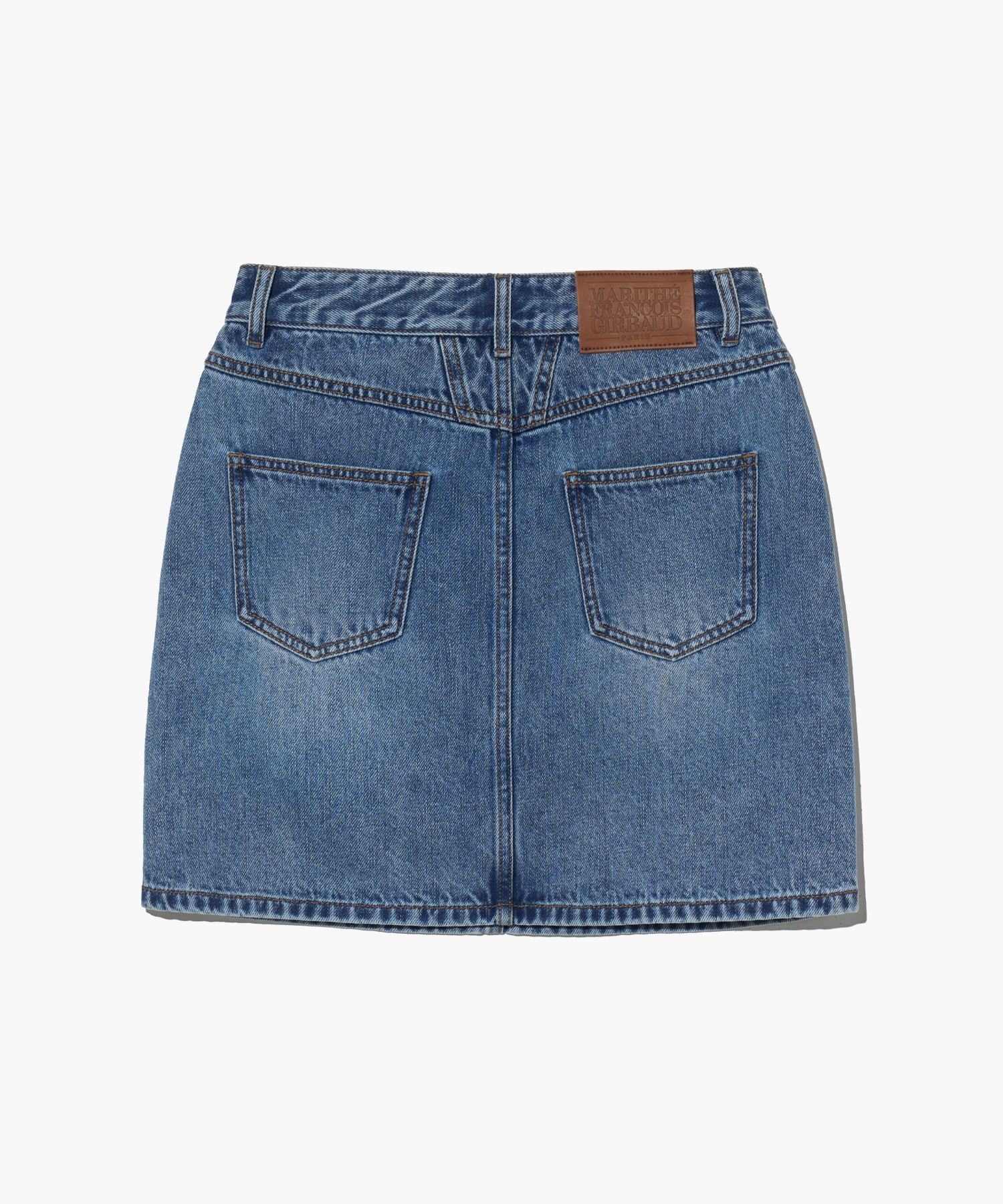 Marithe & Francois Girbaud - Straight Denim Mini Skirt (Blue) product image 9 | TRAB K-Fashion Australia