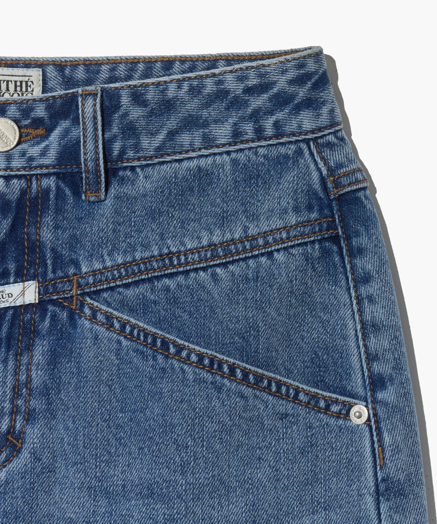 Marithe & Francois Girbaud - Straight Denim Mini Skirt (Blue) product image 12 | TRAB K-Fashion Australia