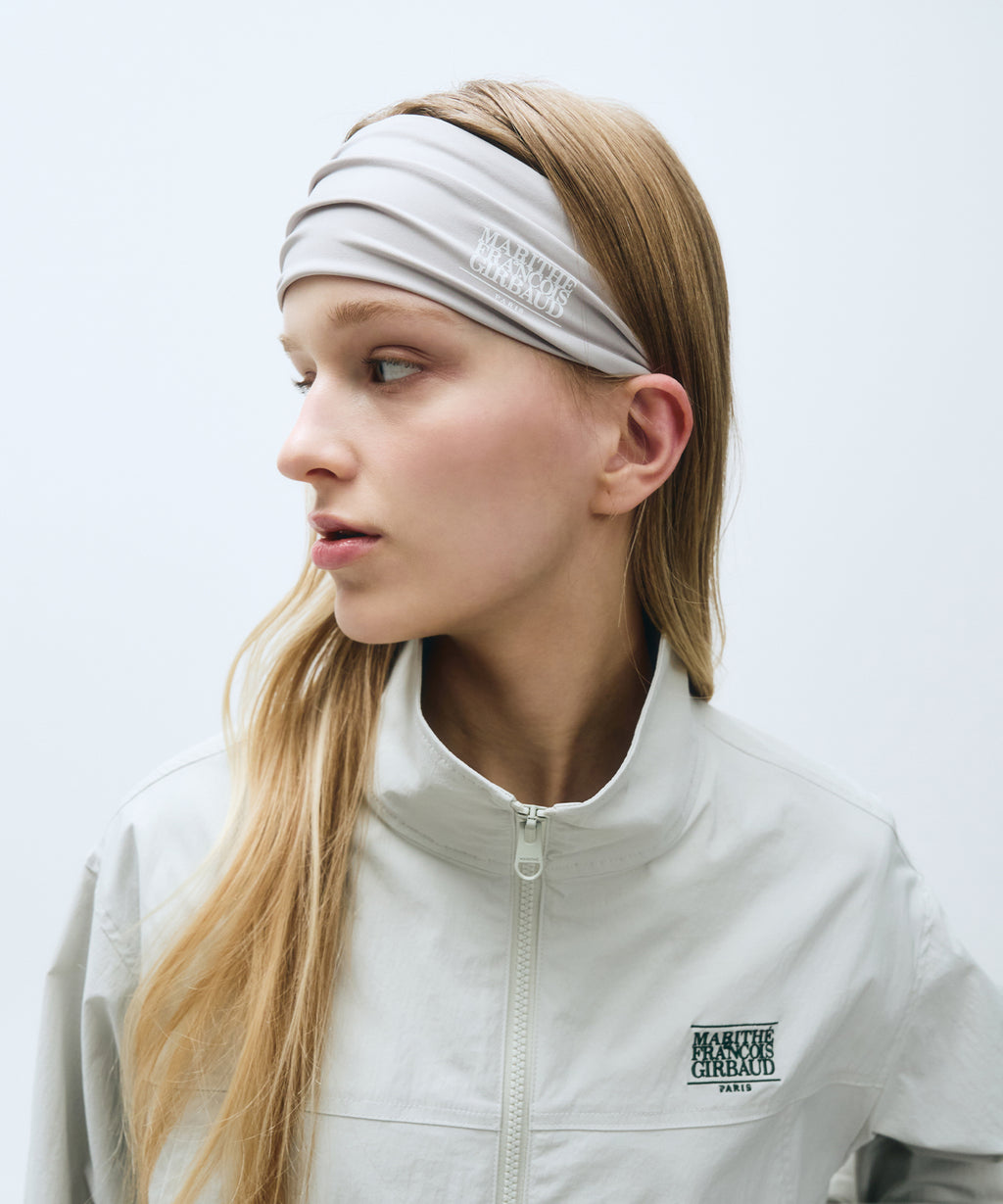 Marithe & Francois Girbaud - Mouvement Classic Logo Hairband (Light Gray) product image 4 | TRAB K-Fashion Australia