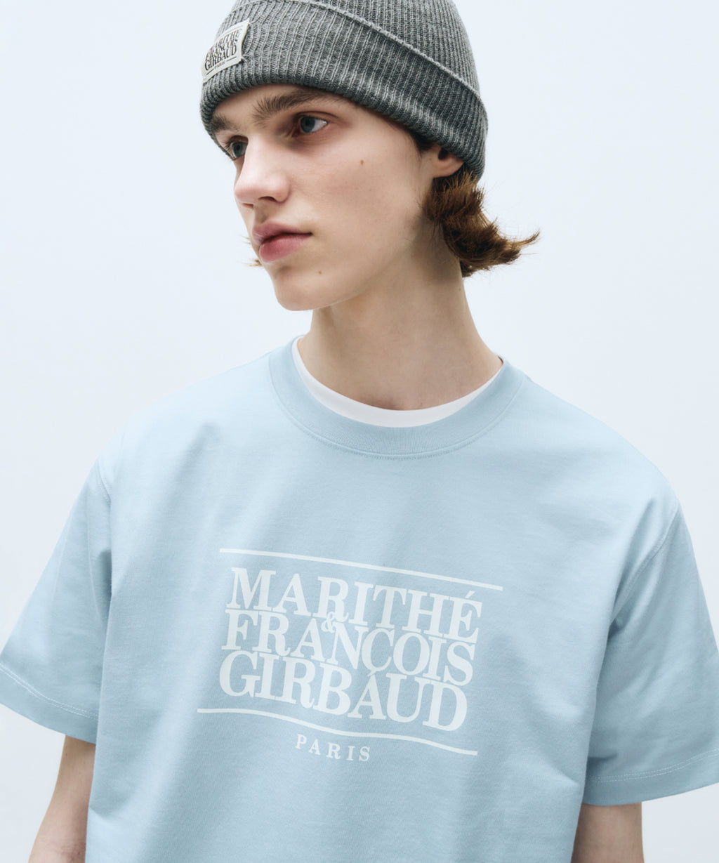 Marithe & Francois Girbaud - Classic Logo Tee (Ice Blue) product image 2 | TRAB K-Fashion Australia