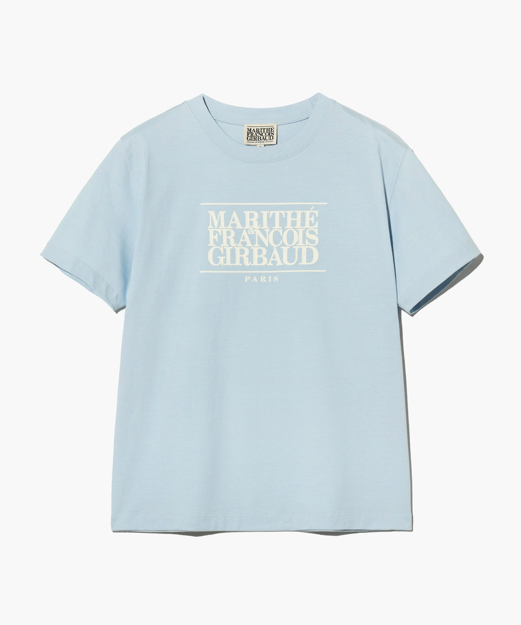 Marithe & Francois Girbaud - Classic Logo Tee (Ice Blue) product image 6 | TRAB K-Fashion Australia