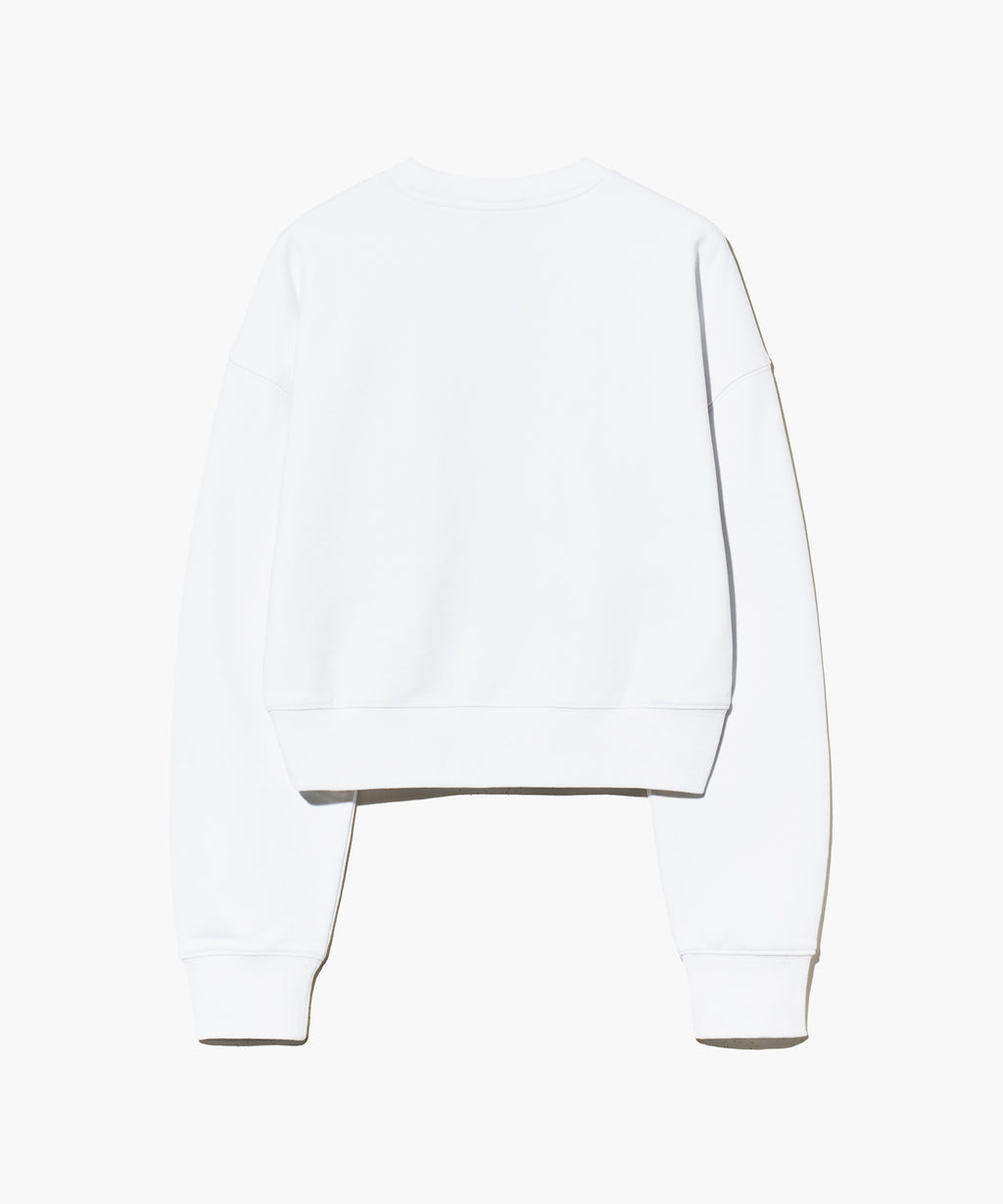 Marithe & Francois Girbaud - Monogramme M+fg Logo Crop Sweatshirt (White) product image 7 | TRAB K-Fashion Australia