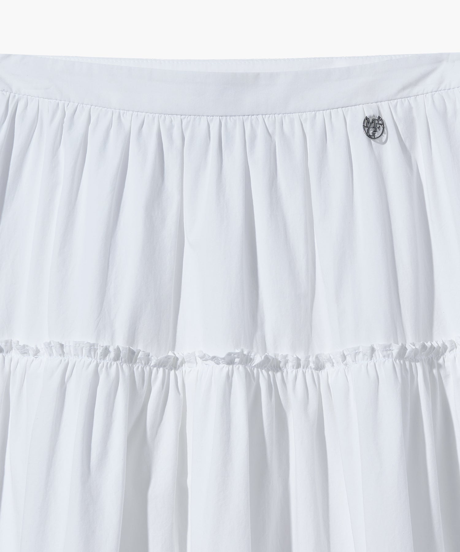 Marithe & Francois Girbaud - Tiered Full Skirt (White) product image 3 | TRAB K-Fashion Australia
