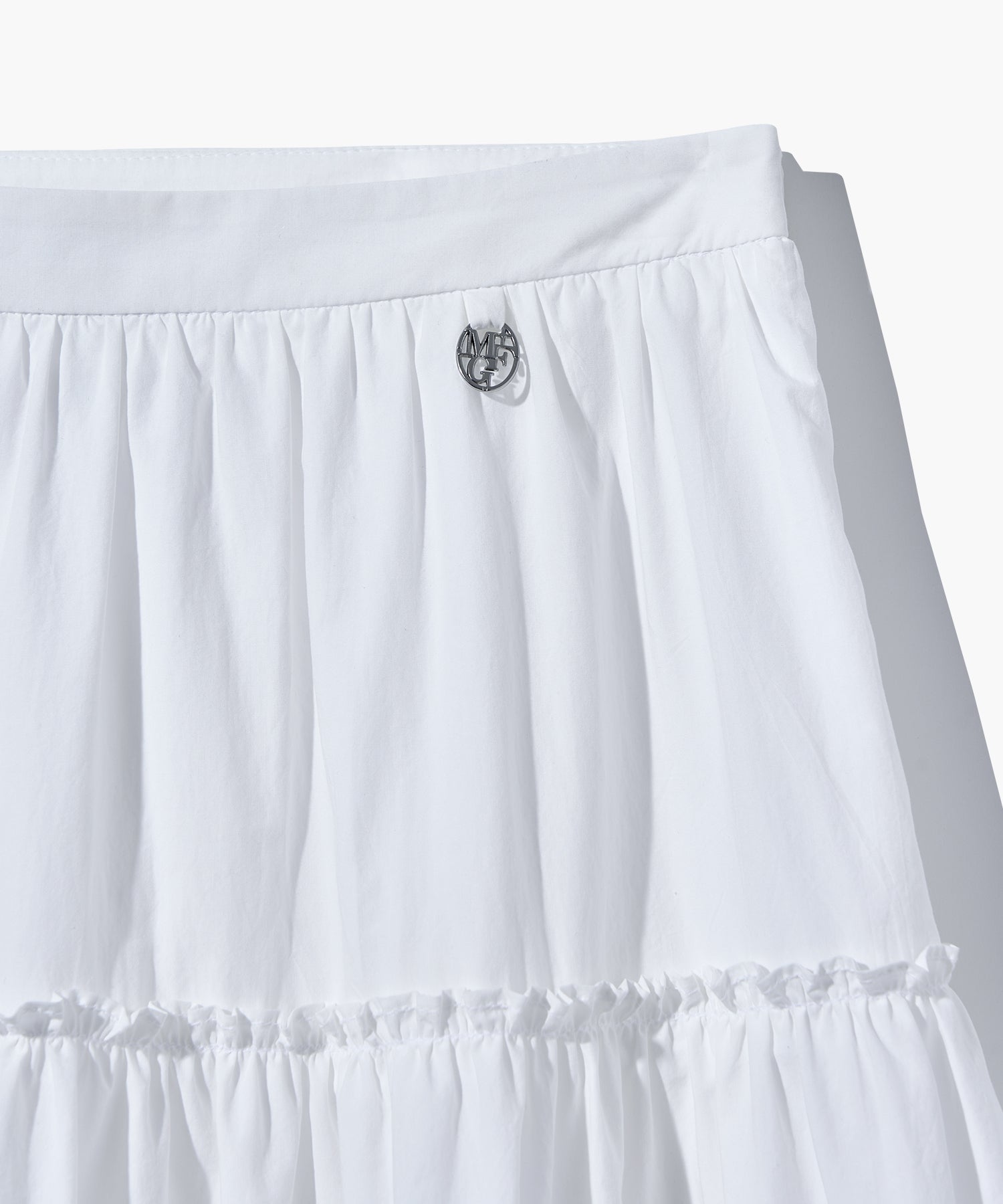 Marithe & Francois Girbaud - Tiered Full Skirt (White) product image 4 | TRAB K-Fashion Australia