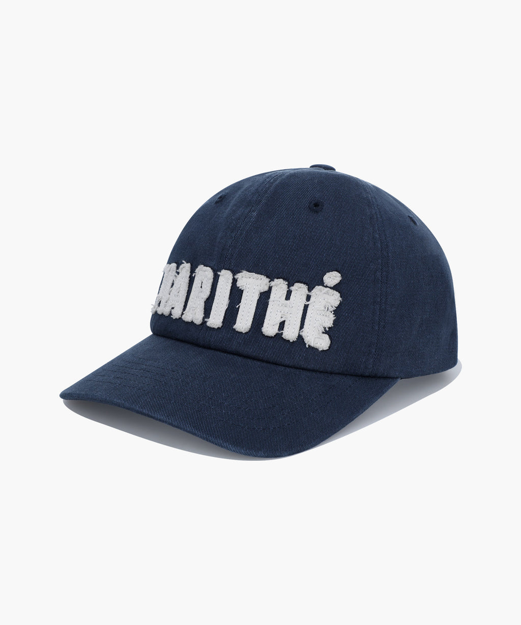 Marithe & Francois Girbaud - Marithe Applique Flat Brim Cap (Navy) product image 1 | TRAB K-Fashion Australia