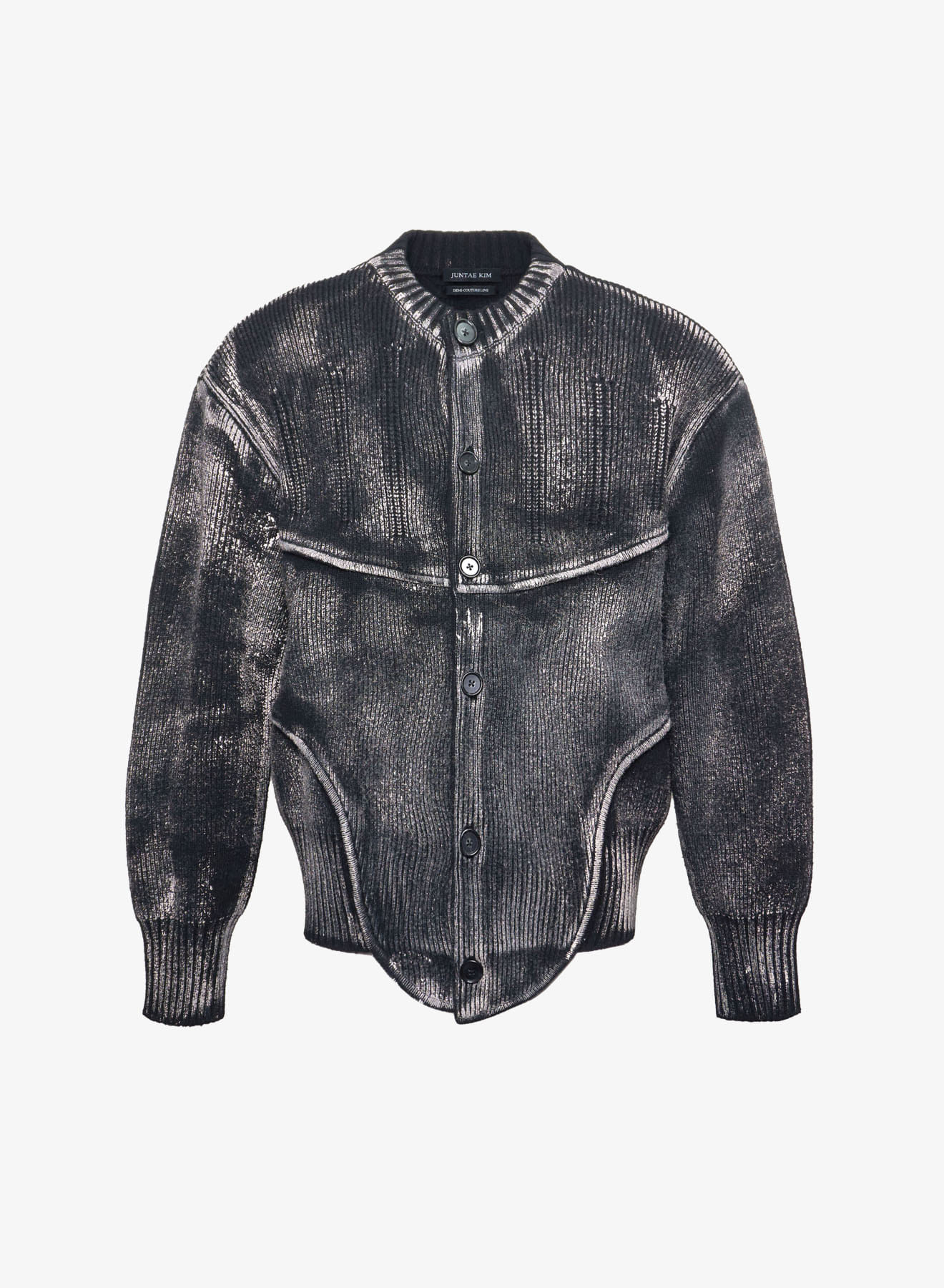 Juntae Kim - Painted Corset Knit Cardigan product image 2 | TRAB K-Fashion Australia
