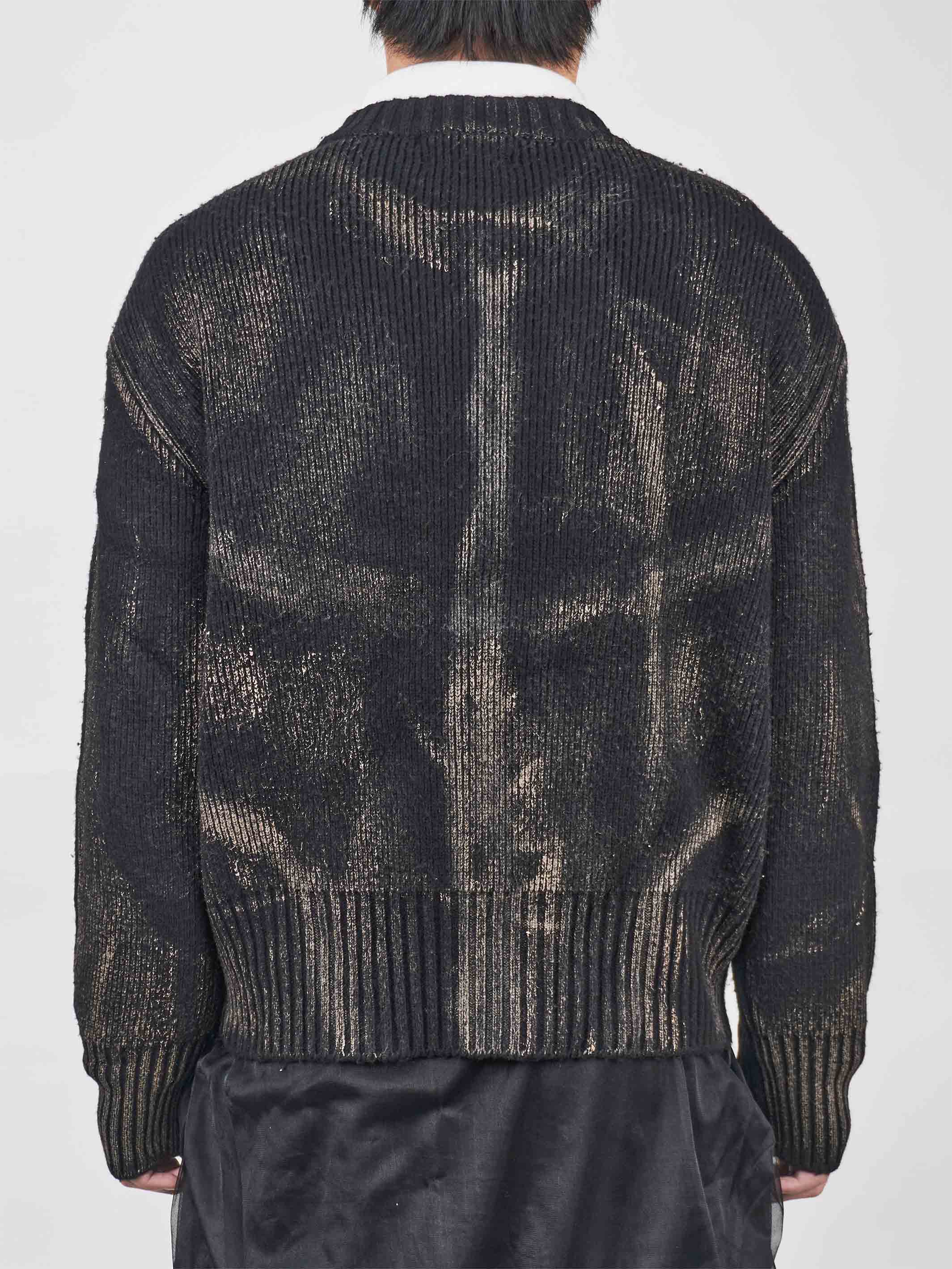 Juntae Kim - Painted Corset Knit Cardigan product image 5 | TRAB K-Fashion Australia