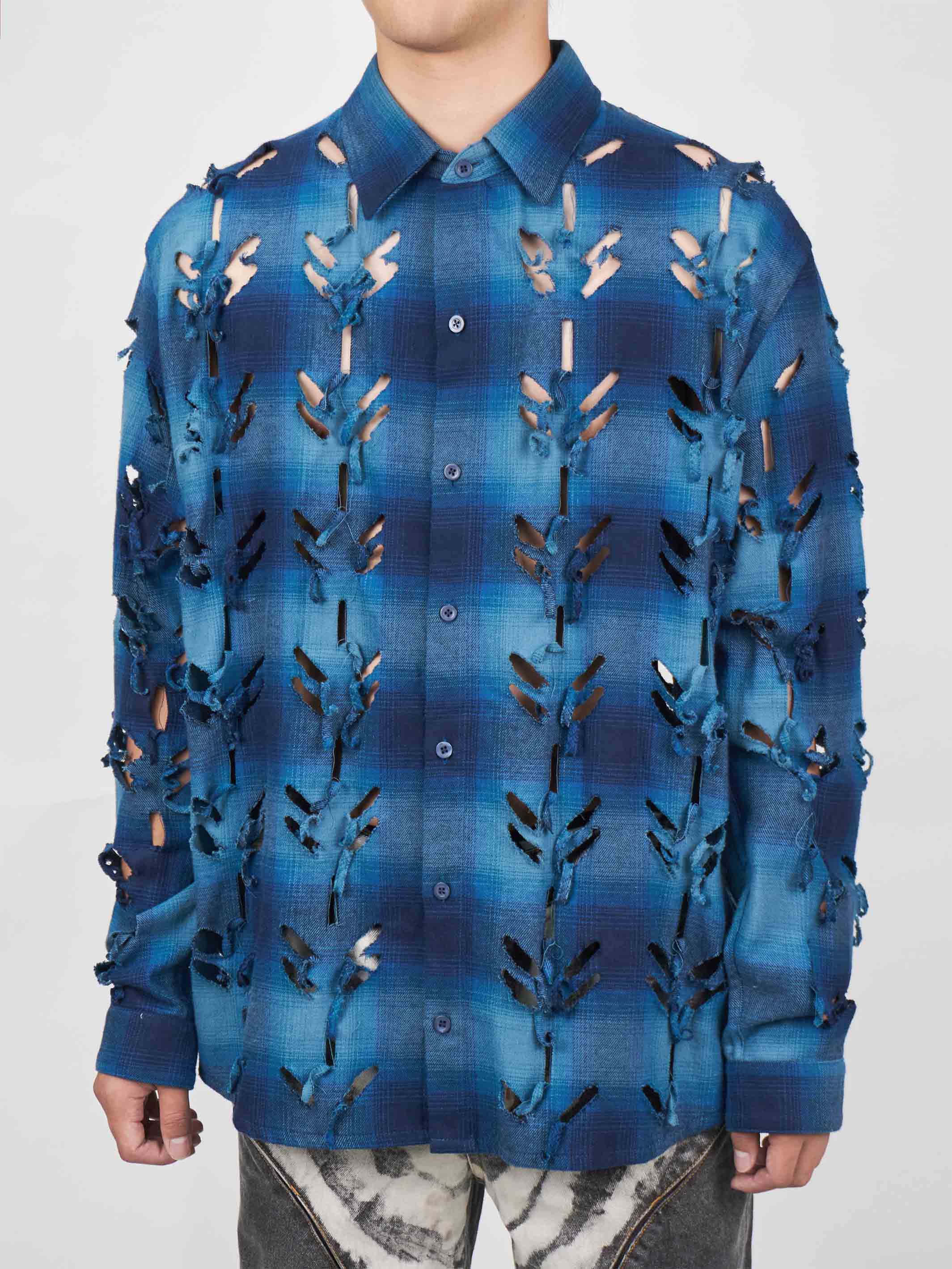 Juntae Kim - Laser-Slashed Shirts (OC2) product image 4 | TRAB K-Fashion Australia