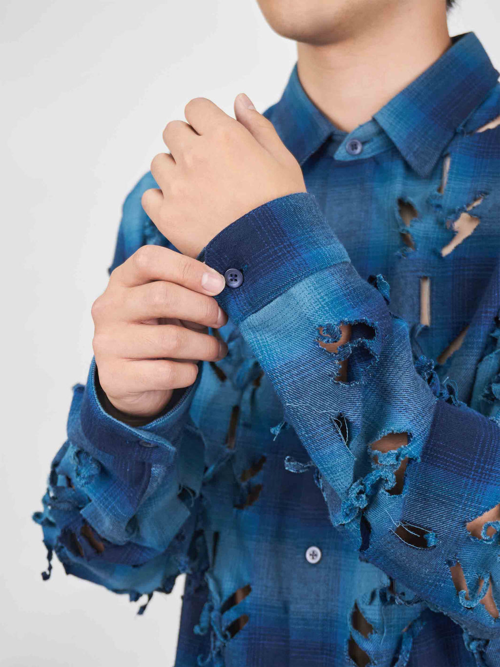Juntae Kim - Laser-Slashed Shirts (OC2) product image 7 | TRAB K-Fashion Australia