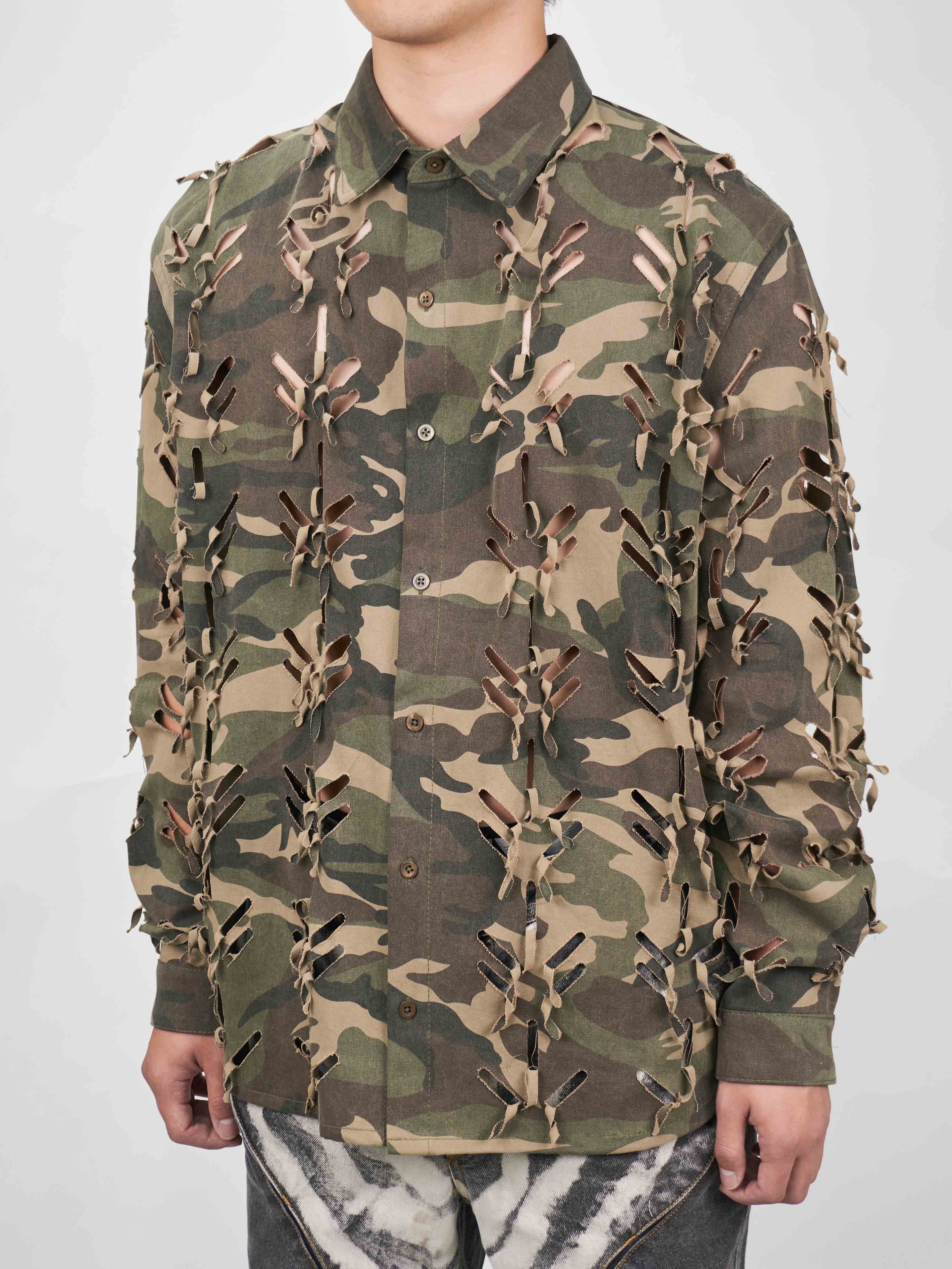 Juntae Kim - Laser-Slashed Shirts (OC7) product image 4 | TRAB K-Fashion Australia
