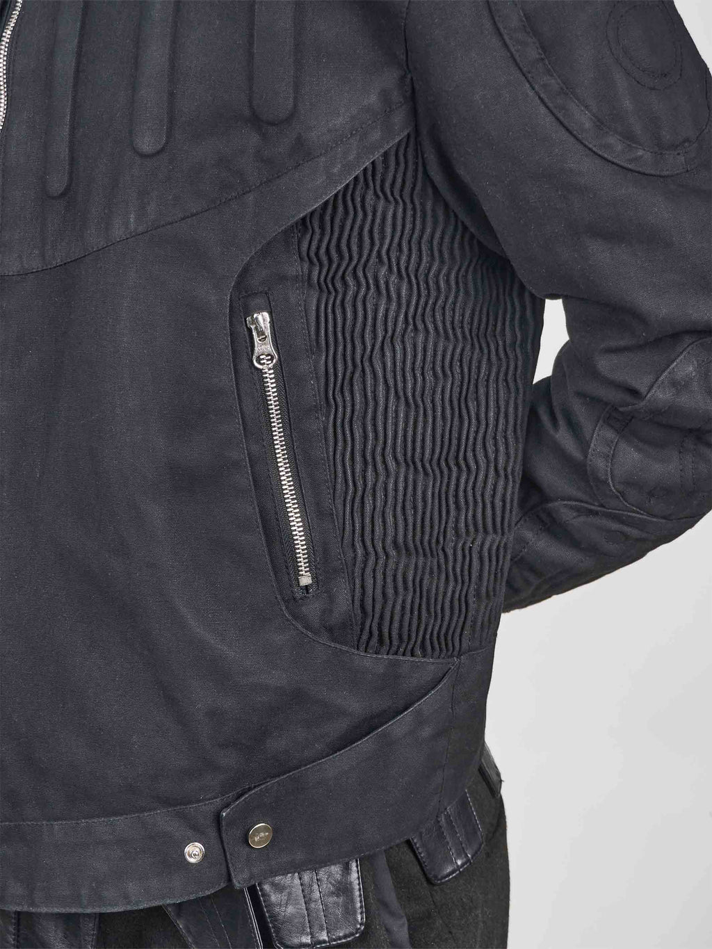 Juntae Kim - Waxed Embossing Biker Jacket product image 8 | TRAB K-Fashion Australia