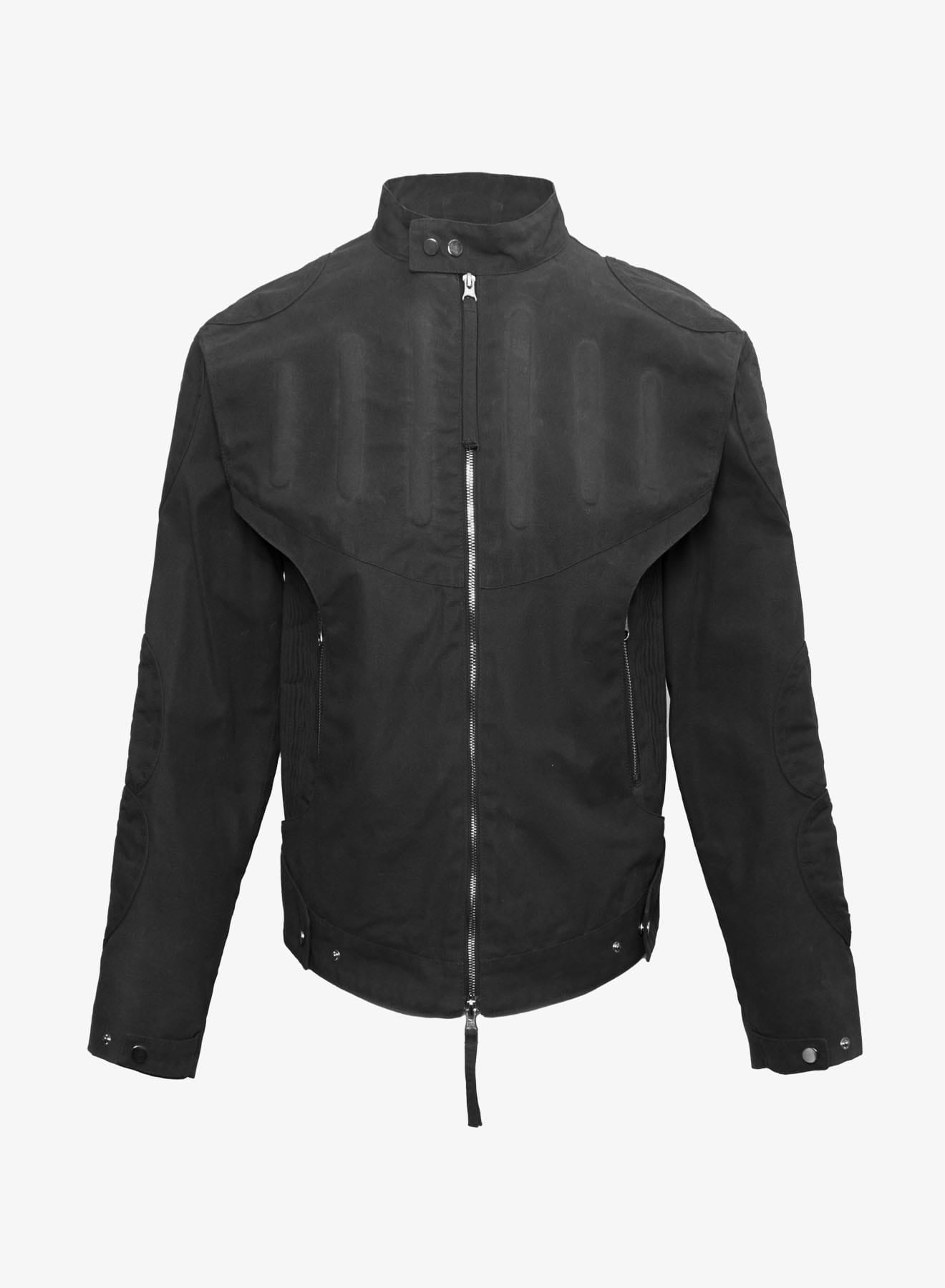 Juntae Kim - Waxed Embossing Biker Jacket product image 2 | TRAB K-Fashion Australia