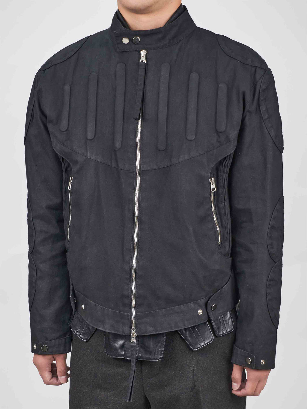 Juntae Kim - Waxed Embossing Biker Jacket product image 4 | TRAB K-Fashion Australia