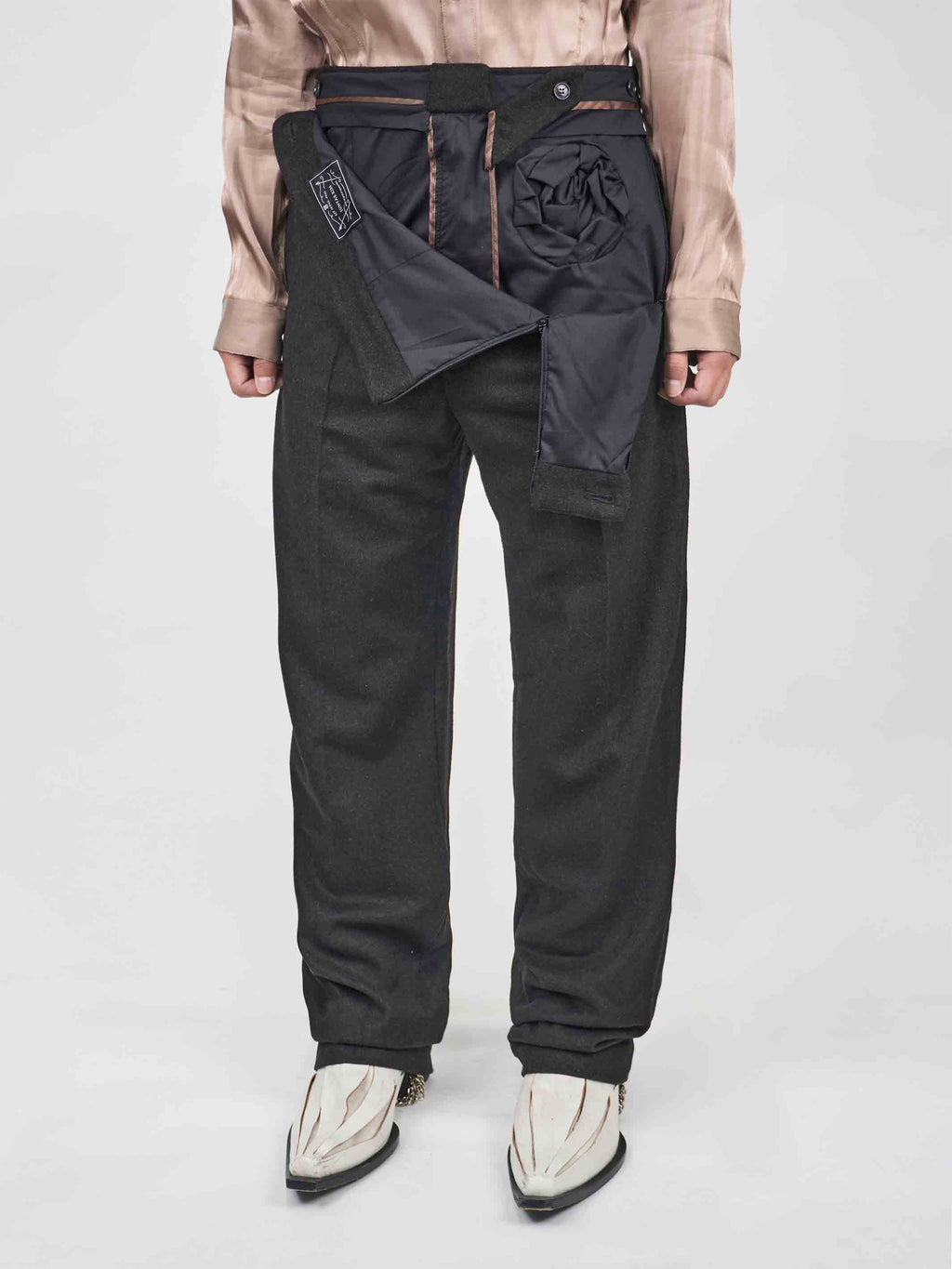 Juntae Kim - Tailored Flower Trousers product image 5 | TRAB K-Fashion Australia