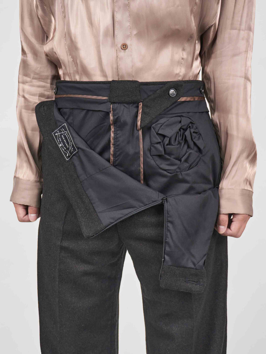 Juntae Kim - Tailored Flower Trousers product image 8 | TRAB K-Fashion Australia