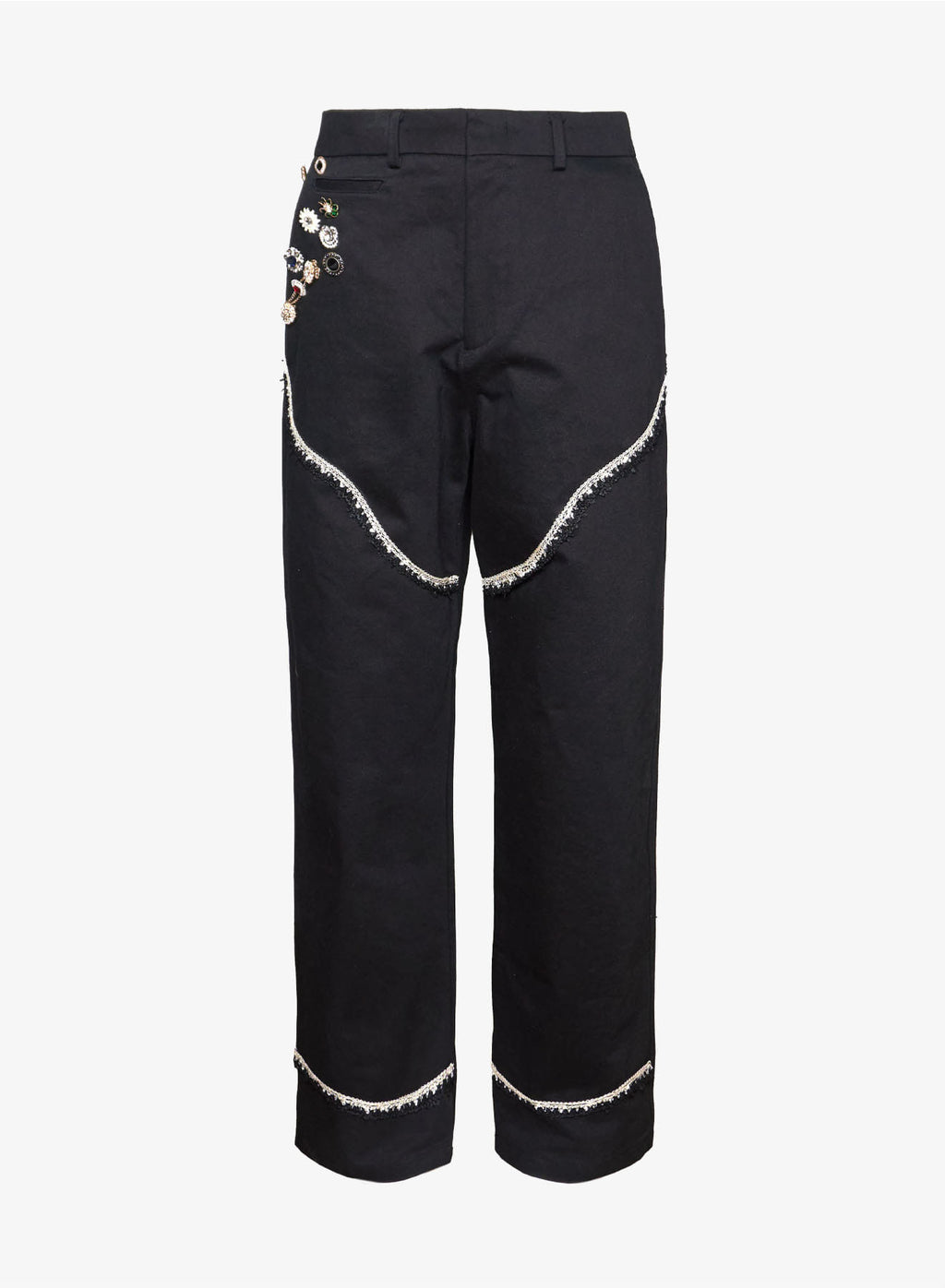 Juntae Kim - Corset-Trimmed Chino Pants (OC1) product image 2 | TRAB K-Fashion Australia