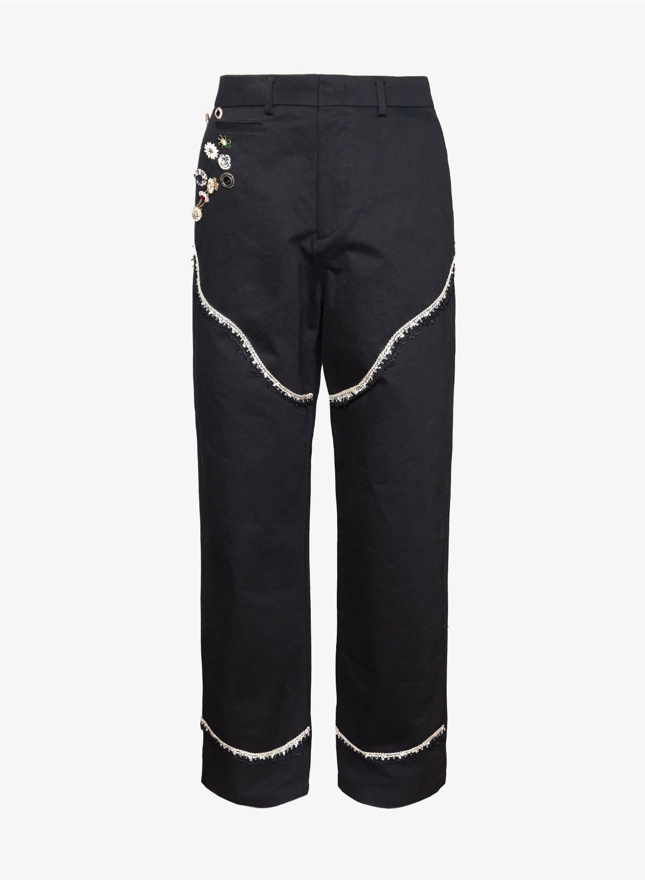 Juntae Kim - Corset-Trimmed Chino Pants (OC1) product image 2 | TRAB K-Fashion Australia