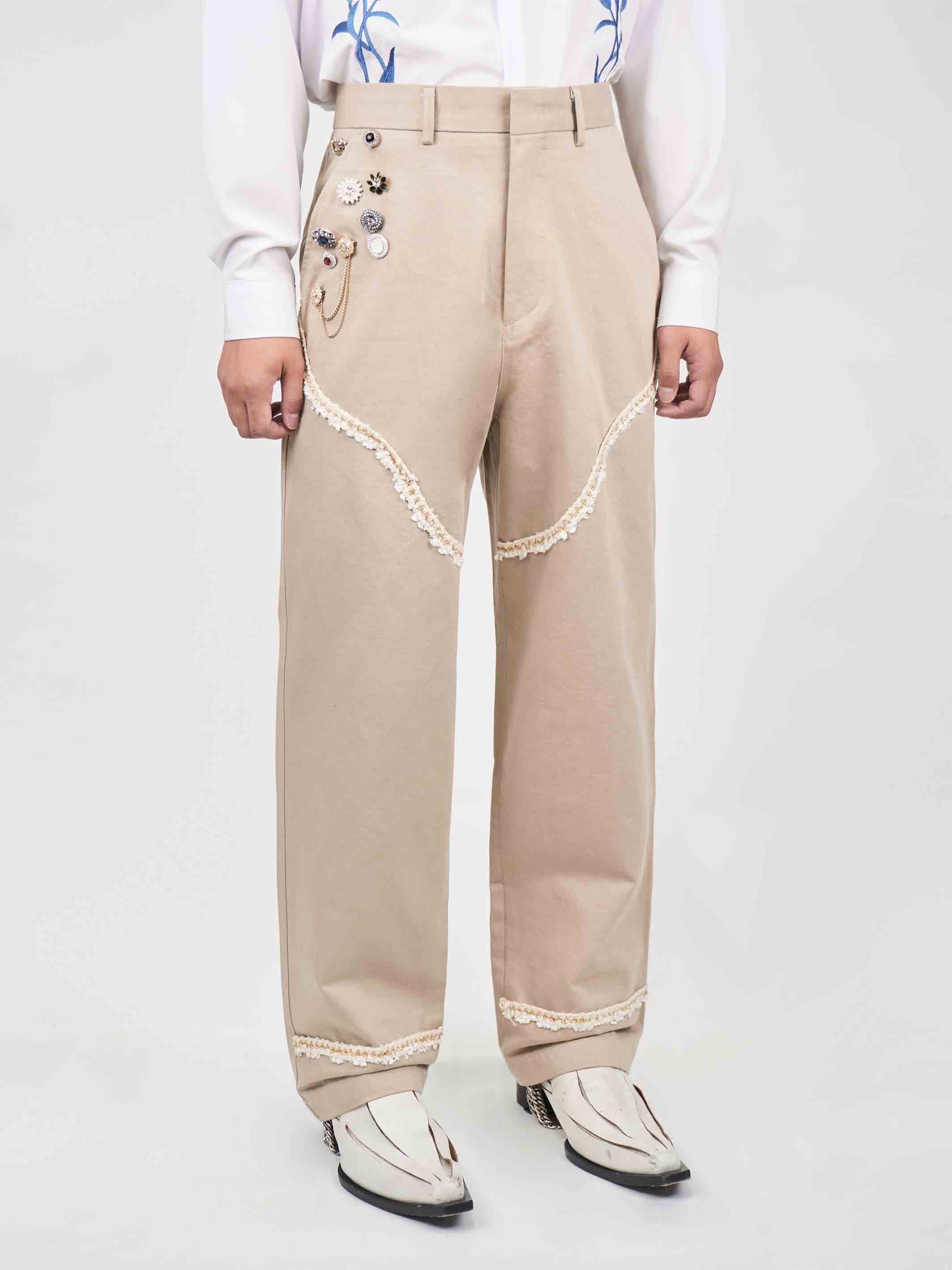Juntae Kim - Corset-Trimmed Chino Pants (OC2) product image 4 | TRAB K-Fashion Australia