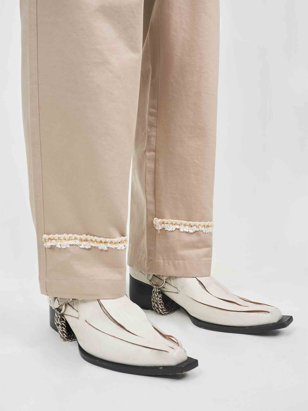 Juntae Kim - Corset-Trimmed Chino Pants (OC2) product image 7 | TRAB K-Fashion Australia