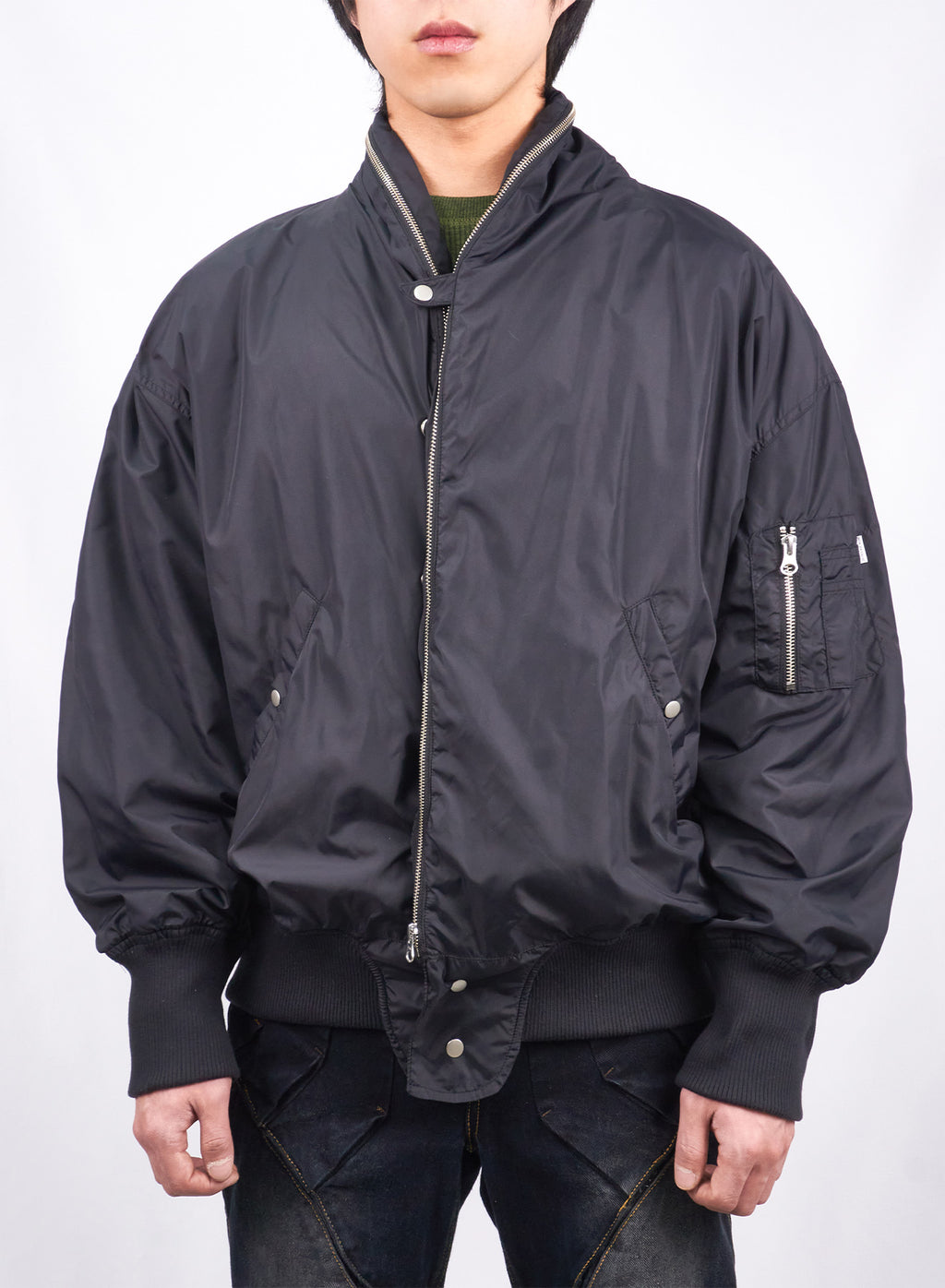 Juntae Kim - Laser-Slashed Bomber Jacket (OC2) product image 4 | TRAB K-Fashion Australia