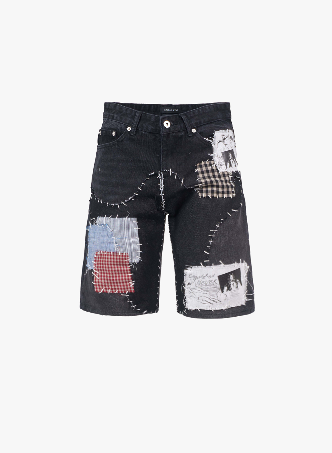 Juntae Kim - Patchwork Cobain Shorts (OC2) product image 2 | TRAB K-Fashion Australia