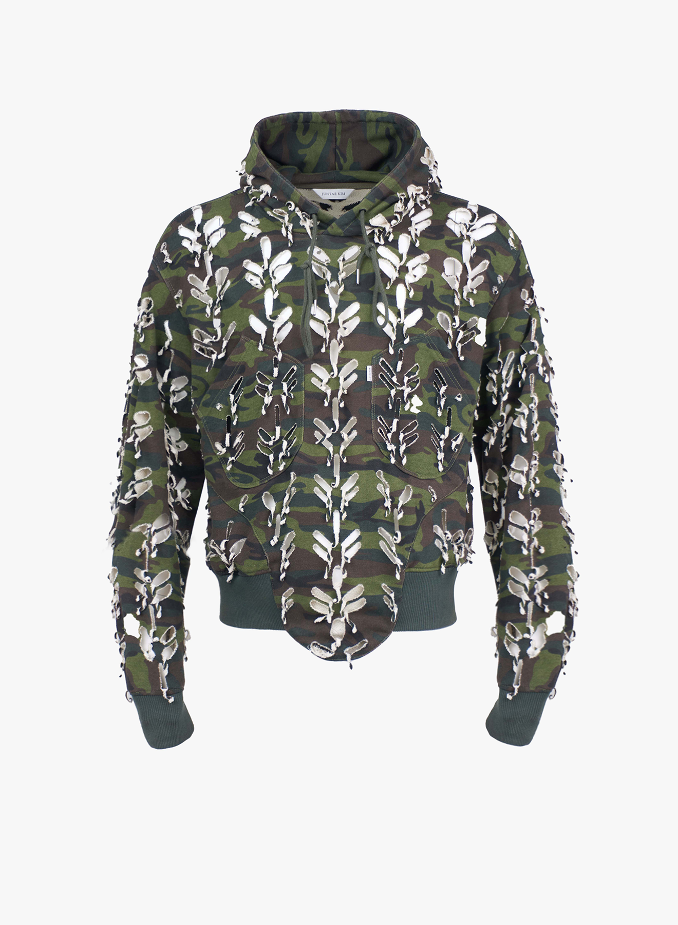 Juntae Kim - Laser-Slashed Hoodie (OC2) product image 2 | TRAB K-Fashion Australia