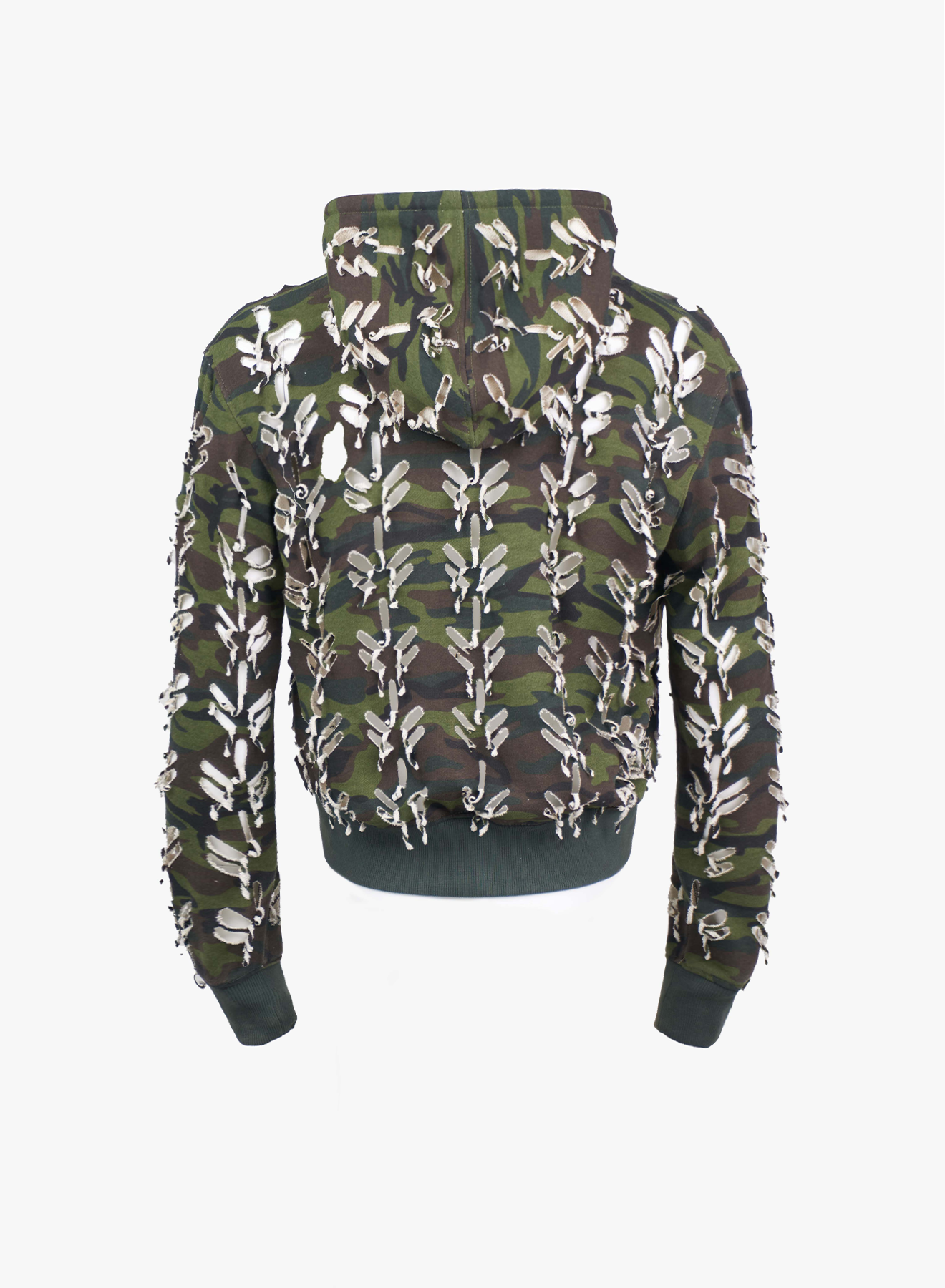 Juntae Kim - Laser-Slashed Hoodie (OC2) product image 3 | TRAB K-Fashion Australia