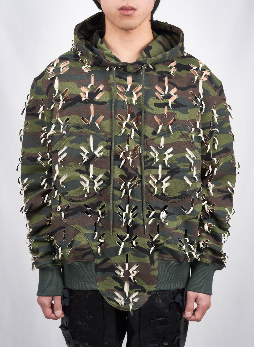 Juntae Kim - Laser-Slashed Hoodie (OC2) product image 4 | TRAB K-Fashion Australia