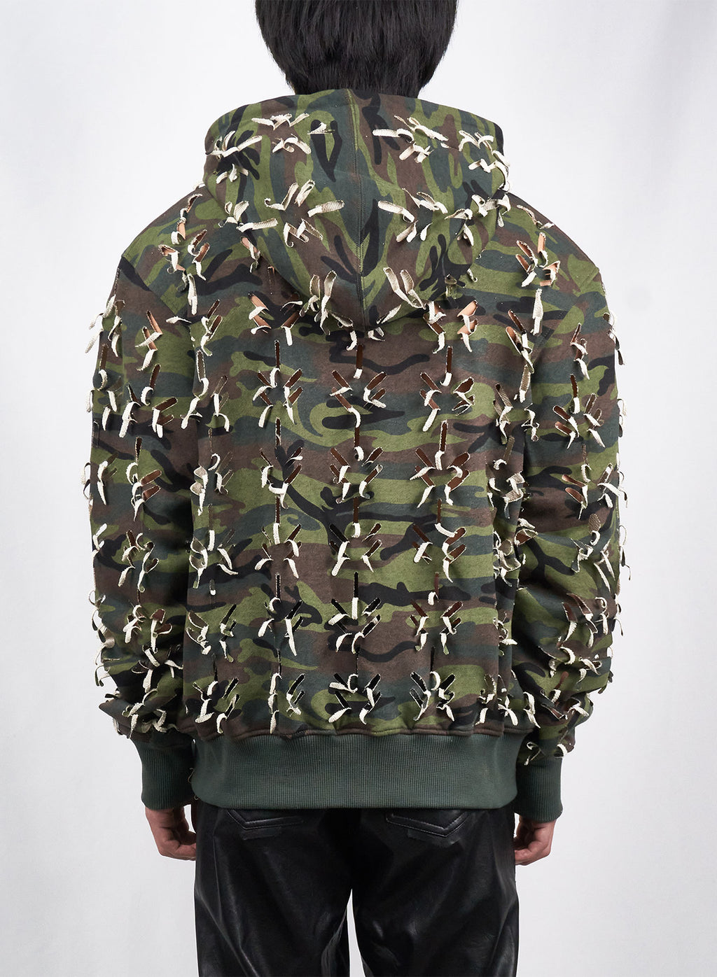 Juntae Kim - Laser-Slashed Hoodie (OC2) product image 5 | TRAB K-Fashion Australia