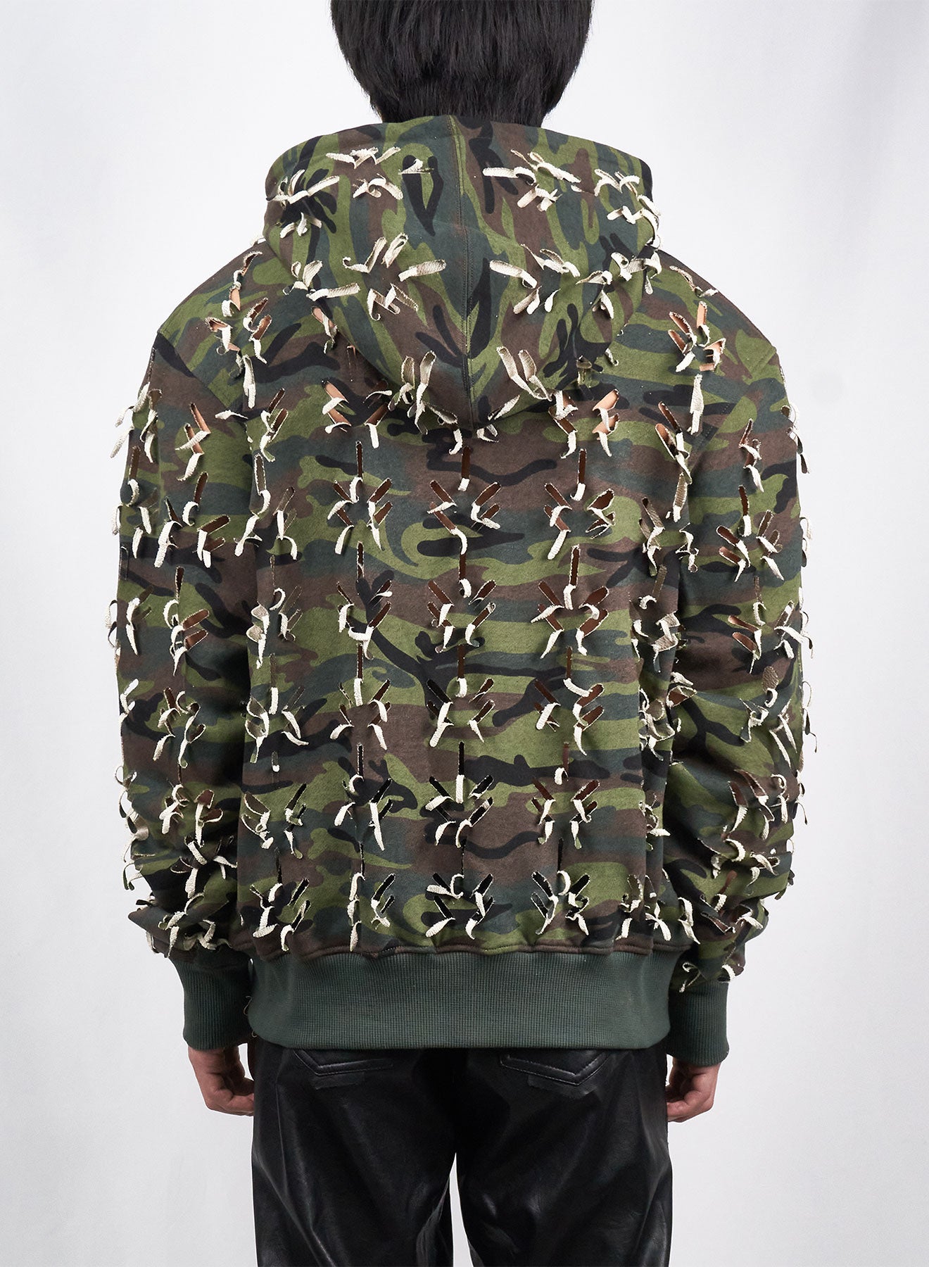 Juntae Kim - Laser-Slashed Hoodie (OC2) product image 5 | TRAB K-Fashion Australia