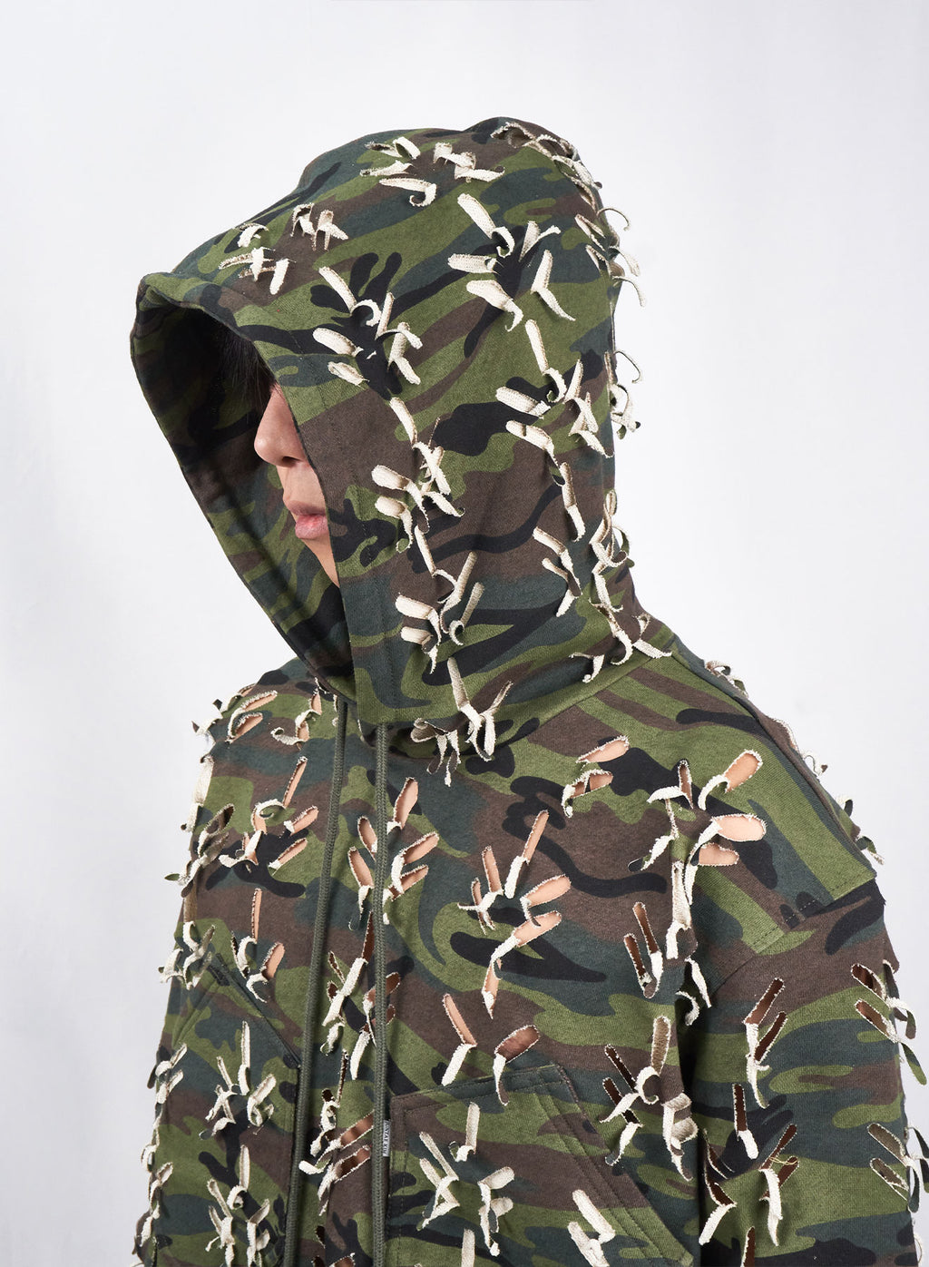 Juntae Kim - Laser-Slashed Hoodie (OC2) product image 6 | TRAB K-Fashion Australia