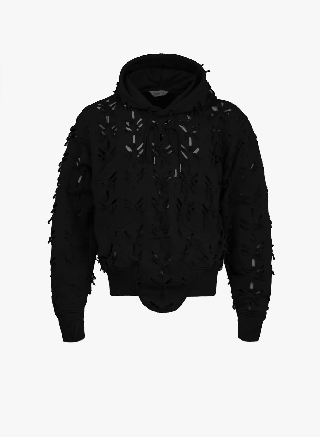 Juntae Kim - Laser-Slashed Hoodie (Pre-Season Off, 30% Off) - Juntae Kim (OC1) product image 2 | TRAB K-Fashion Australia