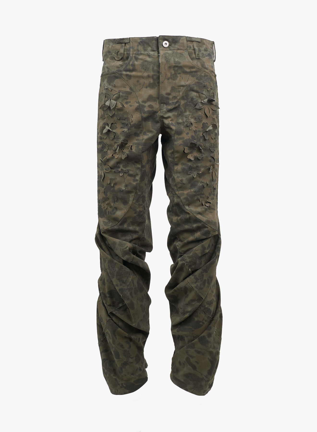 Juntae Kim - Laser-Slashed Twist Pants (OC3) product image 2 | TRAB K-Fashion Australia