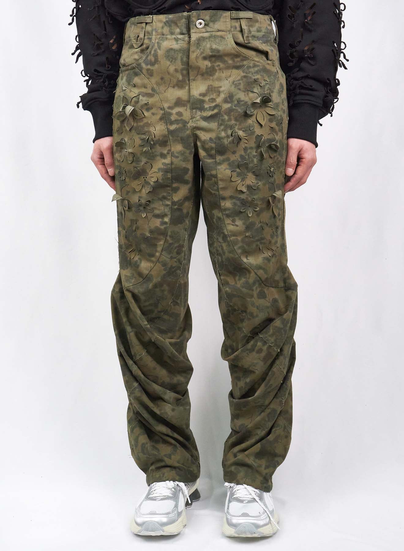 Juntae Kim - Laser-Slashed Twist Pants (OC3) product image 4 | TRAB K-Fashion Australia